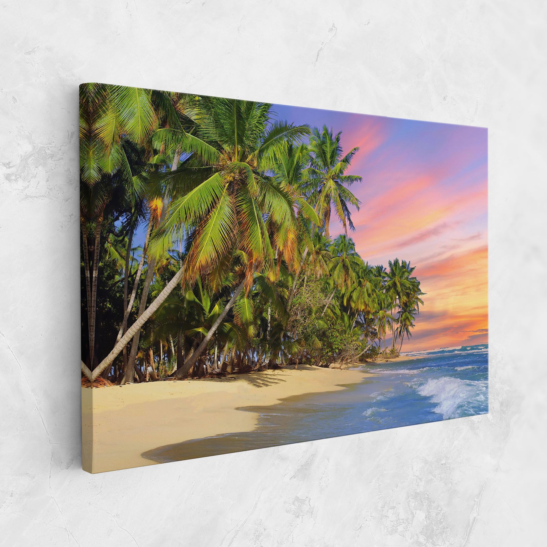 Coconut Tree Sunset mockup 1