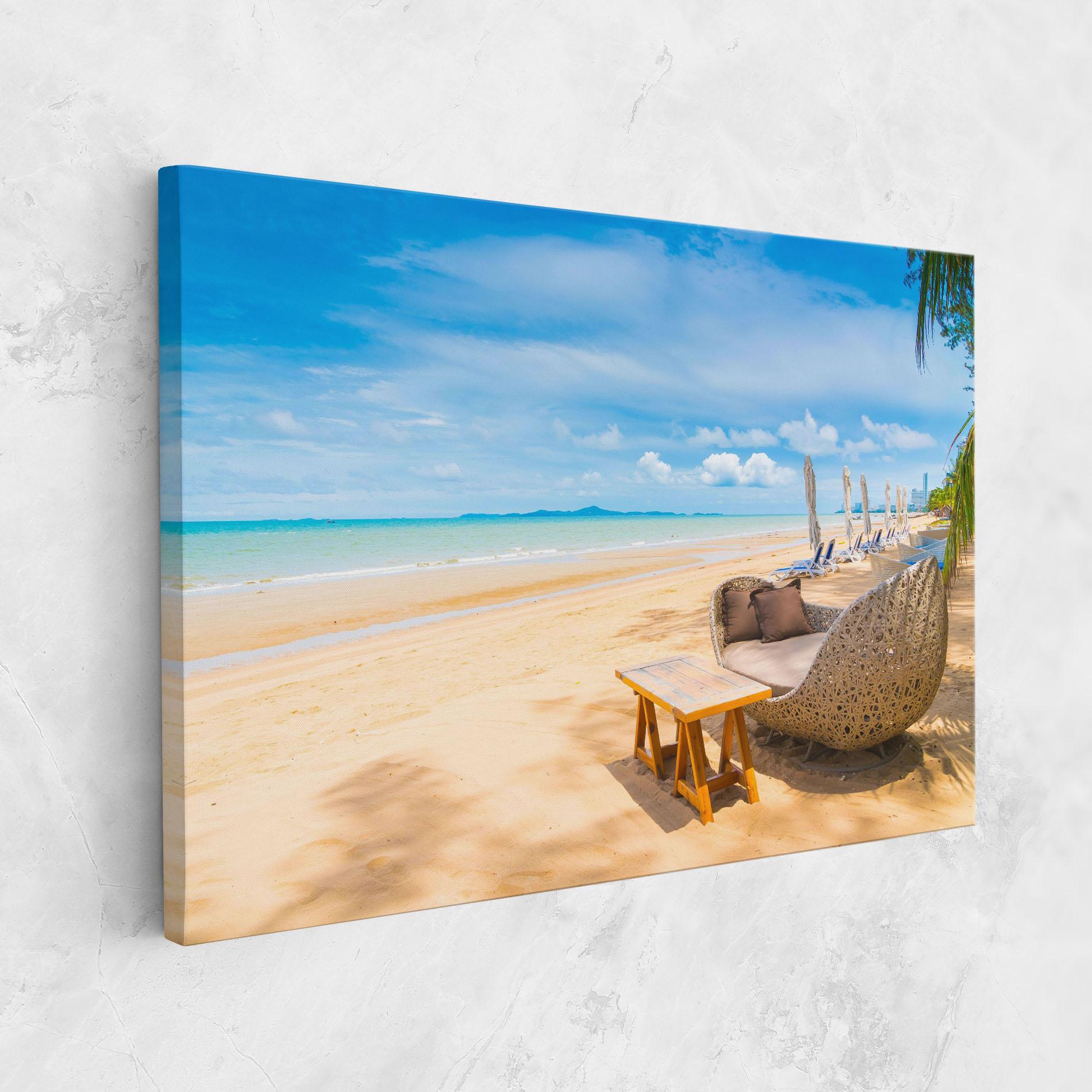 Leinwandbild Dinning Blue Sky mockup 1