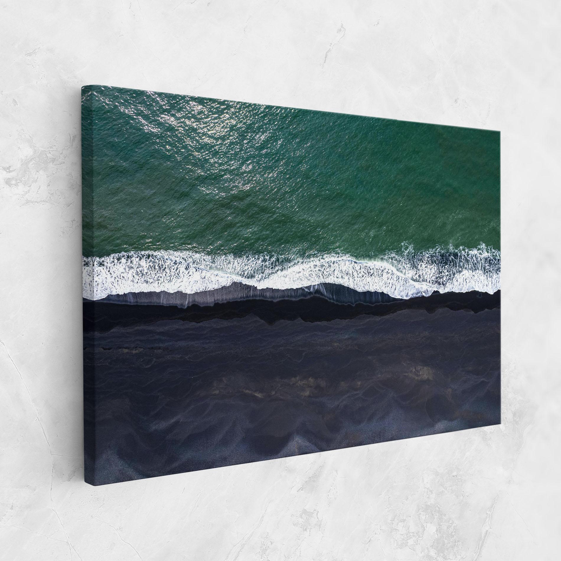 Leinwandbild Green Blue Beach mockup 1