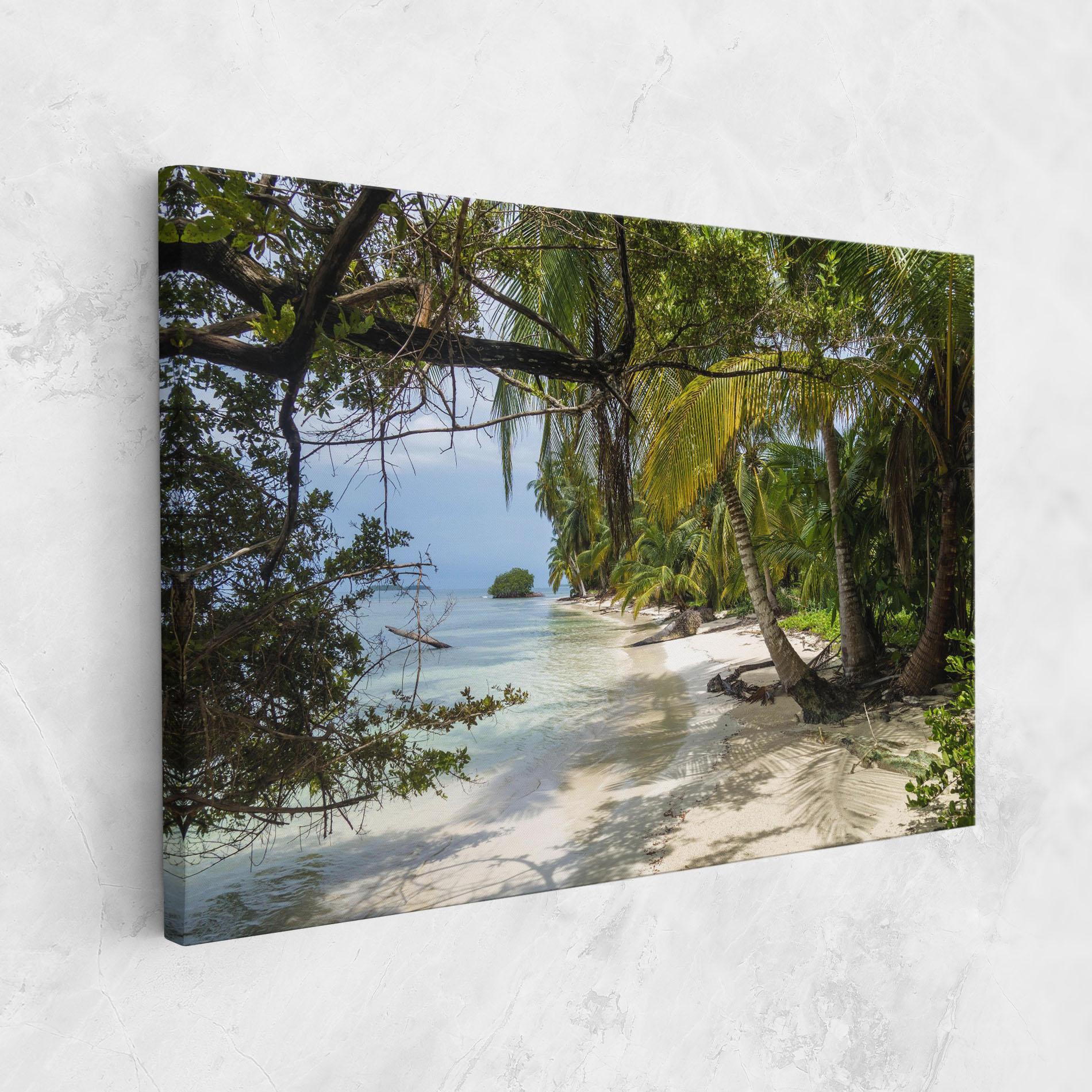 Leinwandbild Island Beach mockup 1