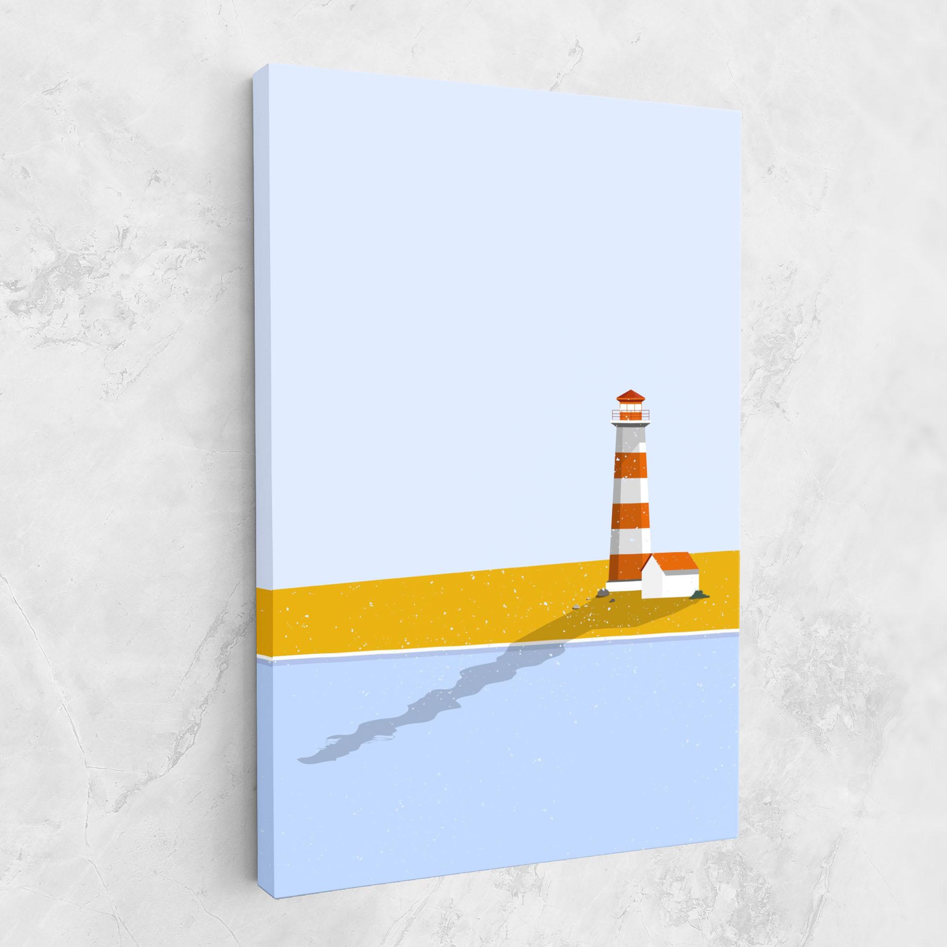 Leinwandbild Beach Tower mockup 1