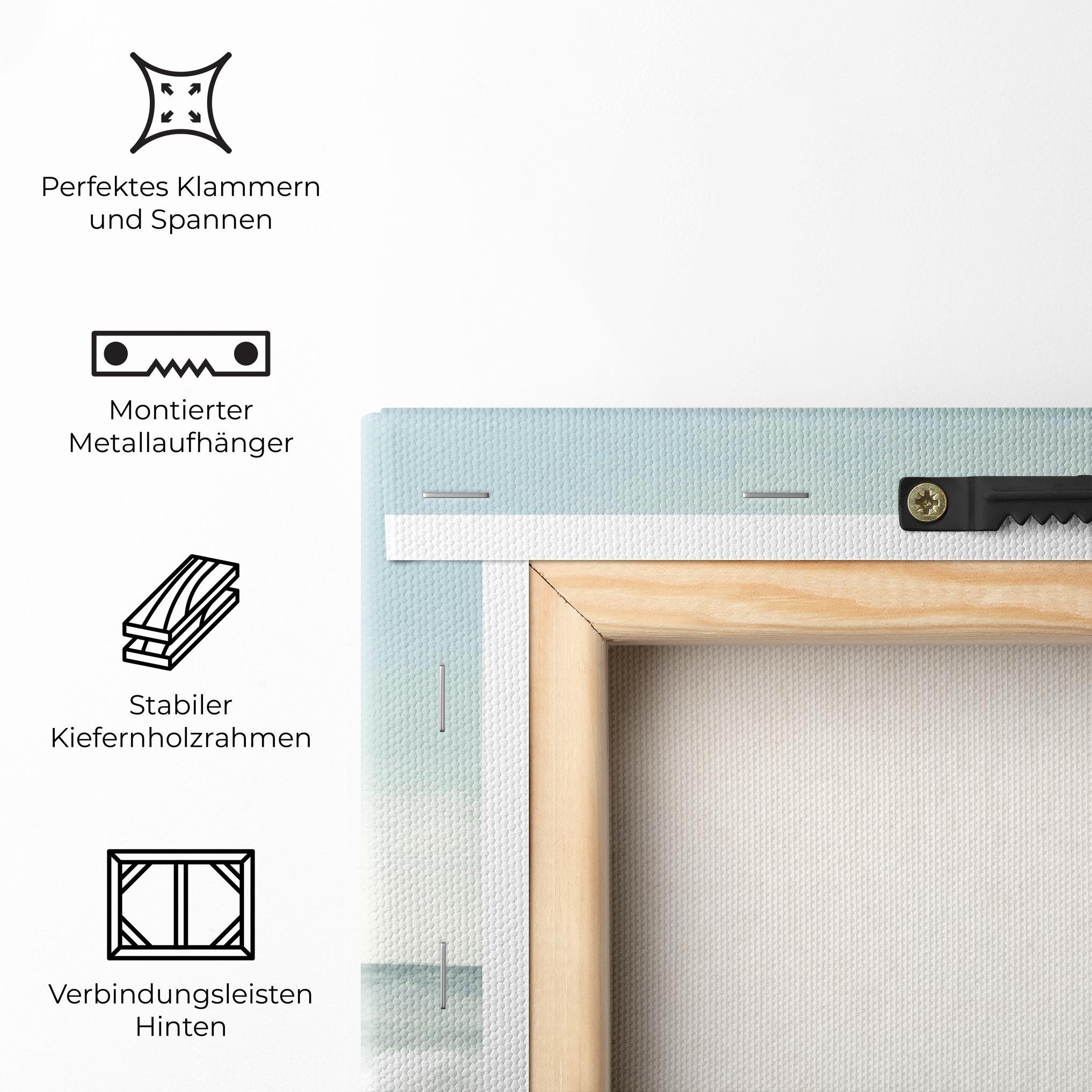 Leinwandbild Beach Family mockup 5