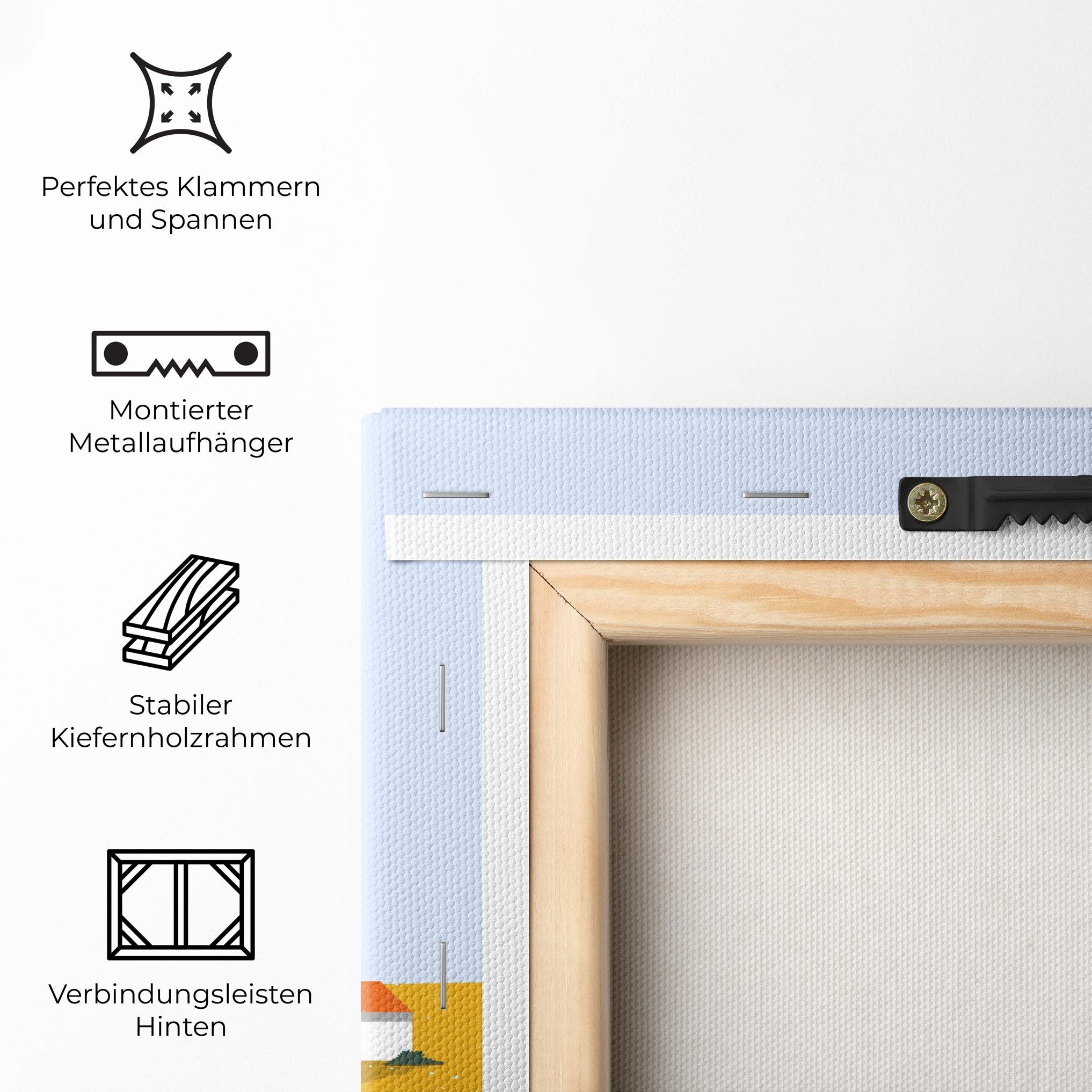 Leinwandbild Beach Tower mockup 5