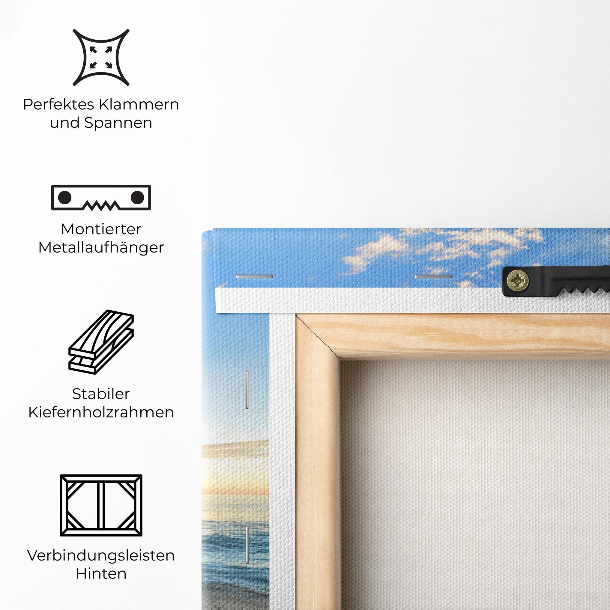 Leinwandbild Beautiful Beach mockup 5