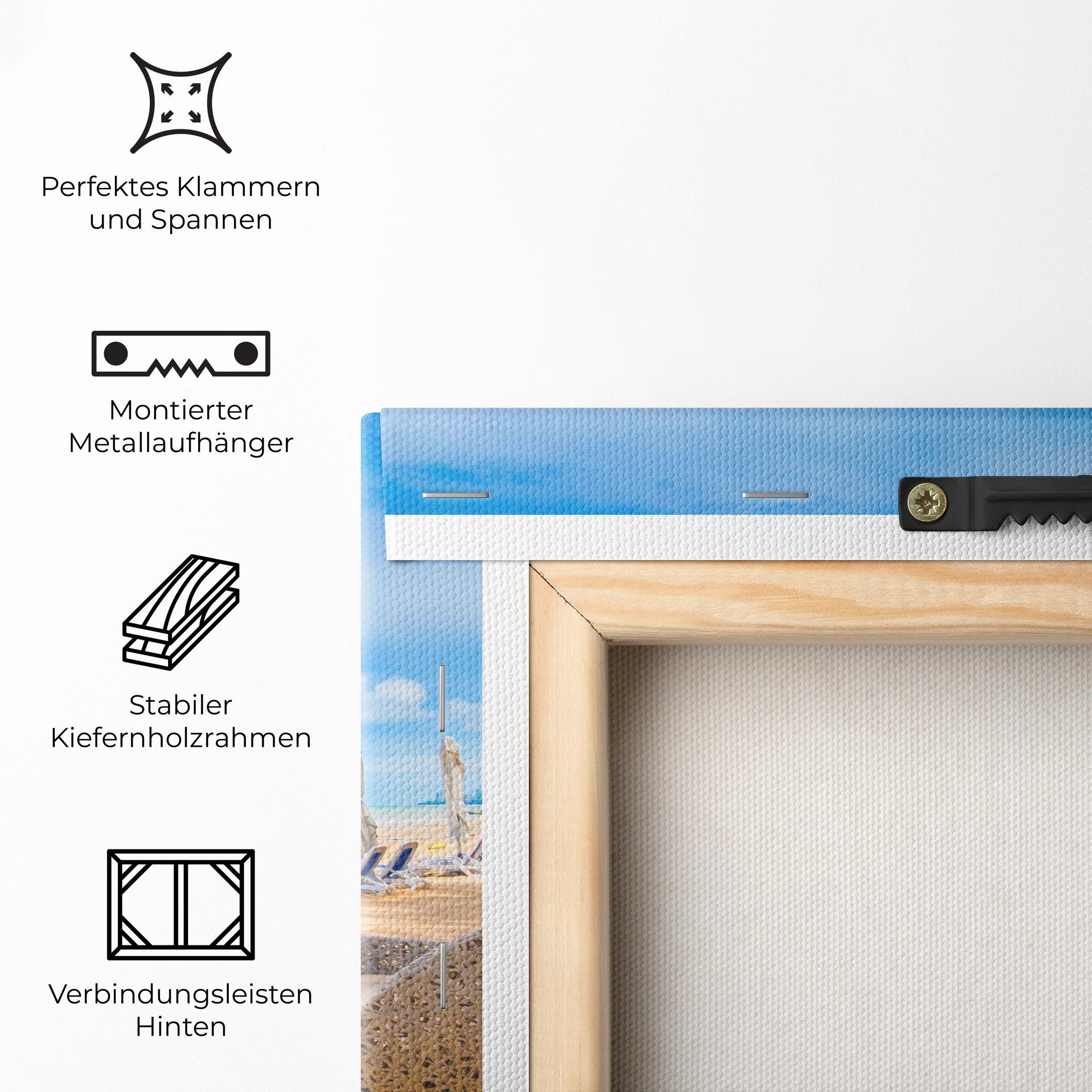 Leinwandbild Dinning Blue Sky mockup 5