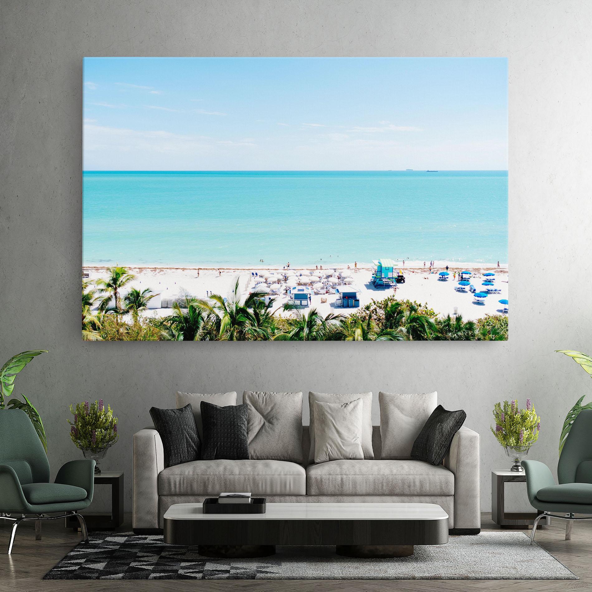 Leinwandbild Blue Clear Water mockup 7