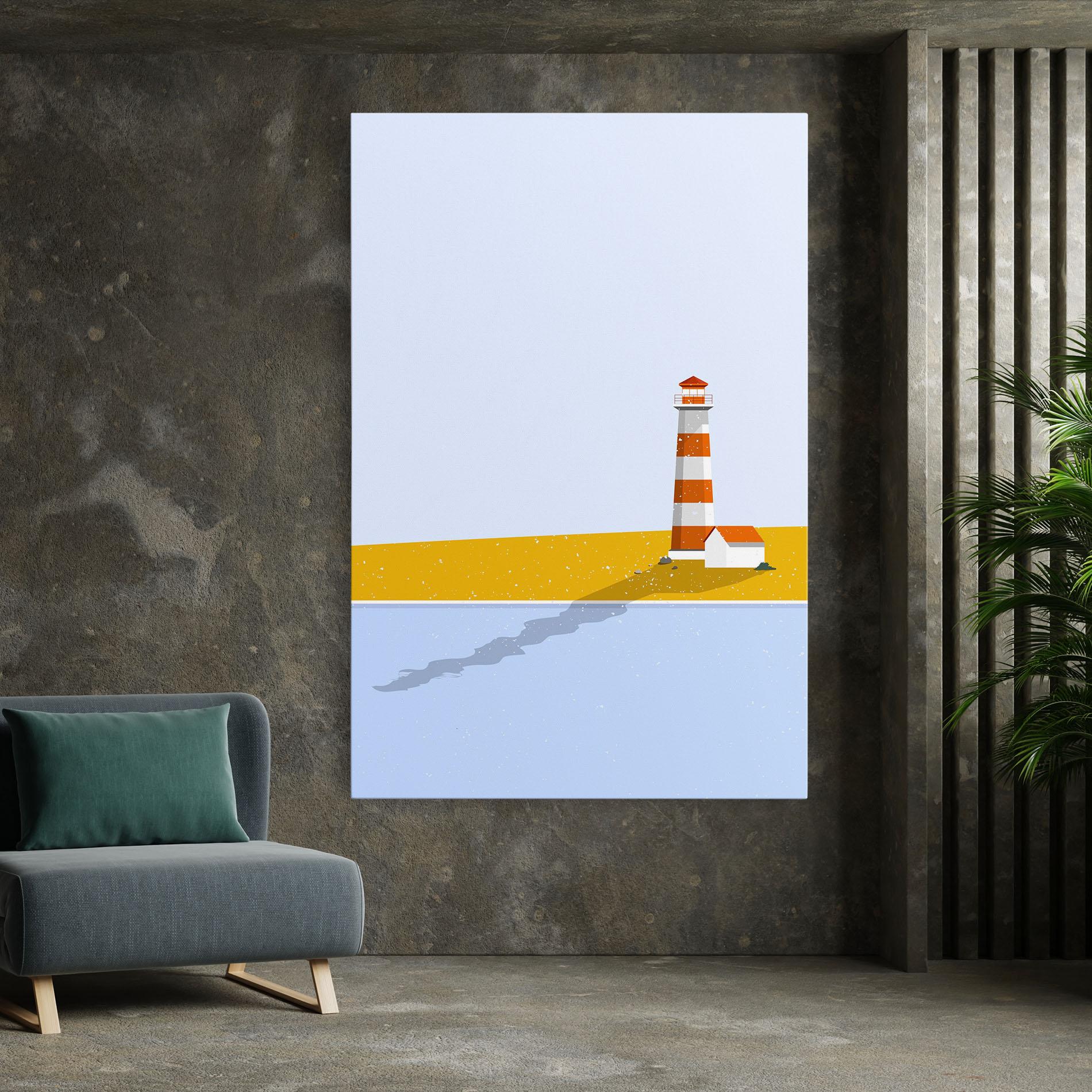 Leinwandbild Beach Tower mockup 7