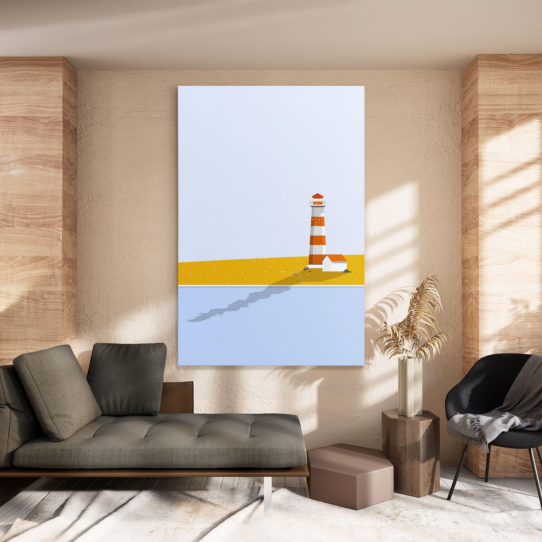 Leinwandbild Beach Tower mockup 8