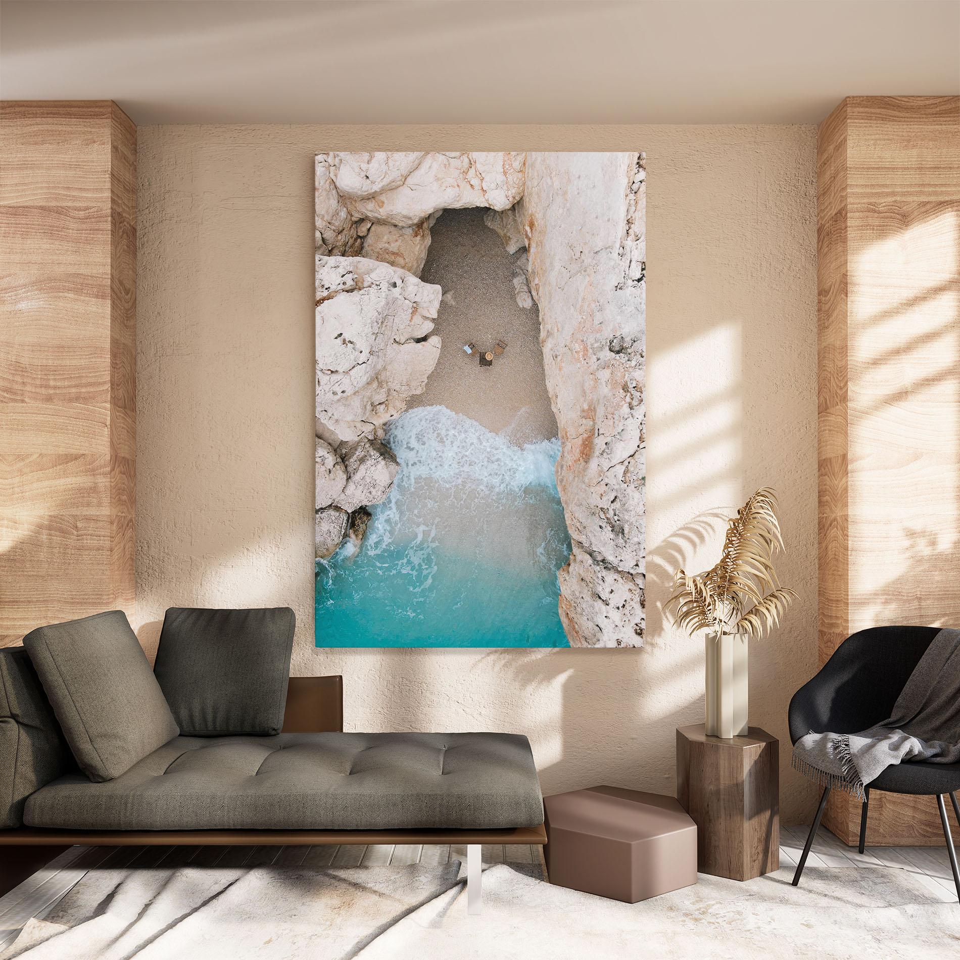 Leinwandbild Private White Cave mockup 8