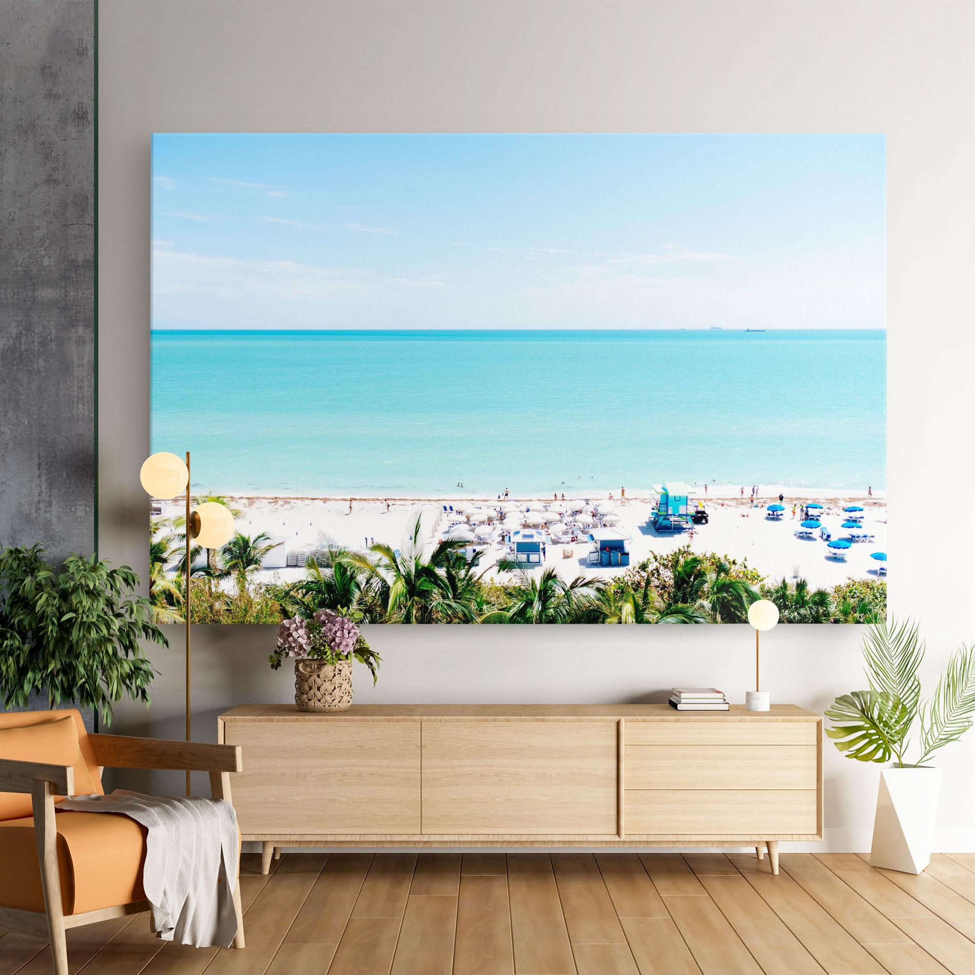 Leinwandbild Blue Clear Water mockup 9