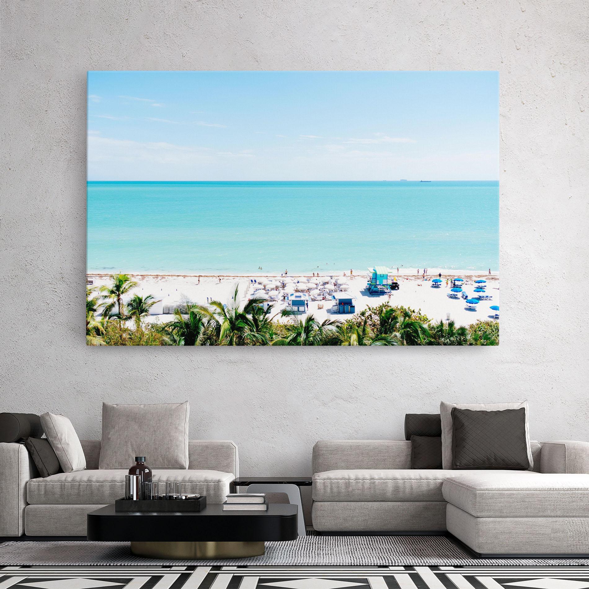 Leinwandbild Blue Clear Water mockup 2