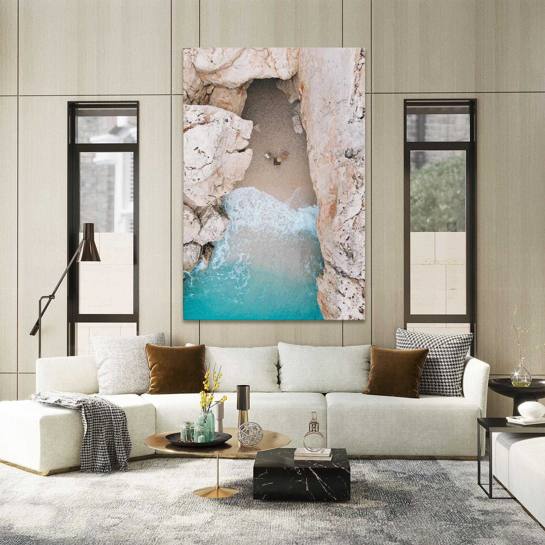 Leinwandbild Private White Cave mockup 2