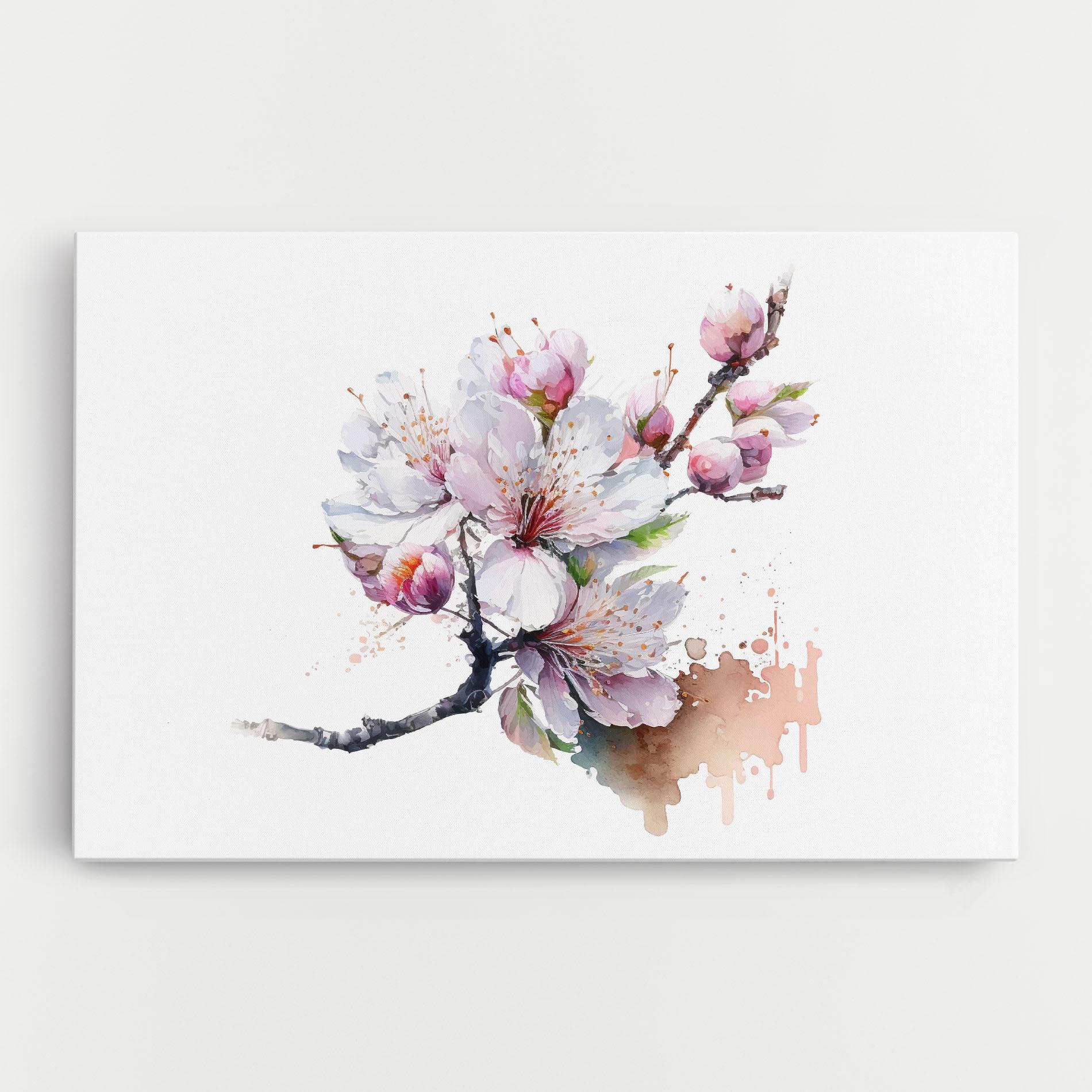 Leinwandbild Cherry Spring Art mockup 0