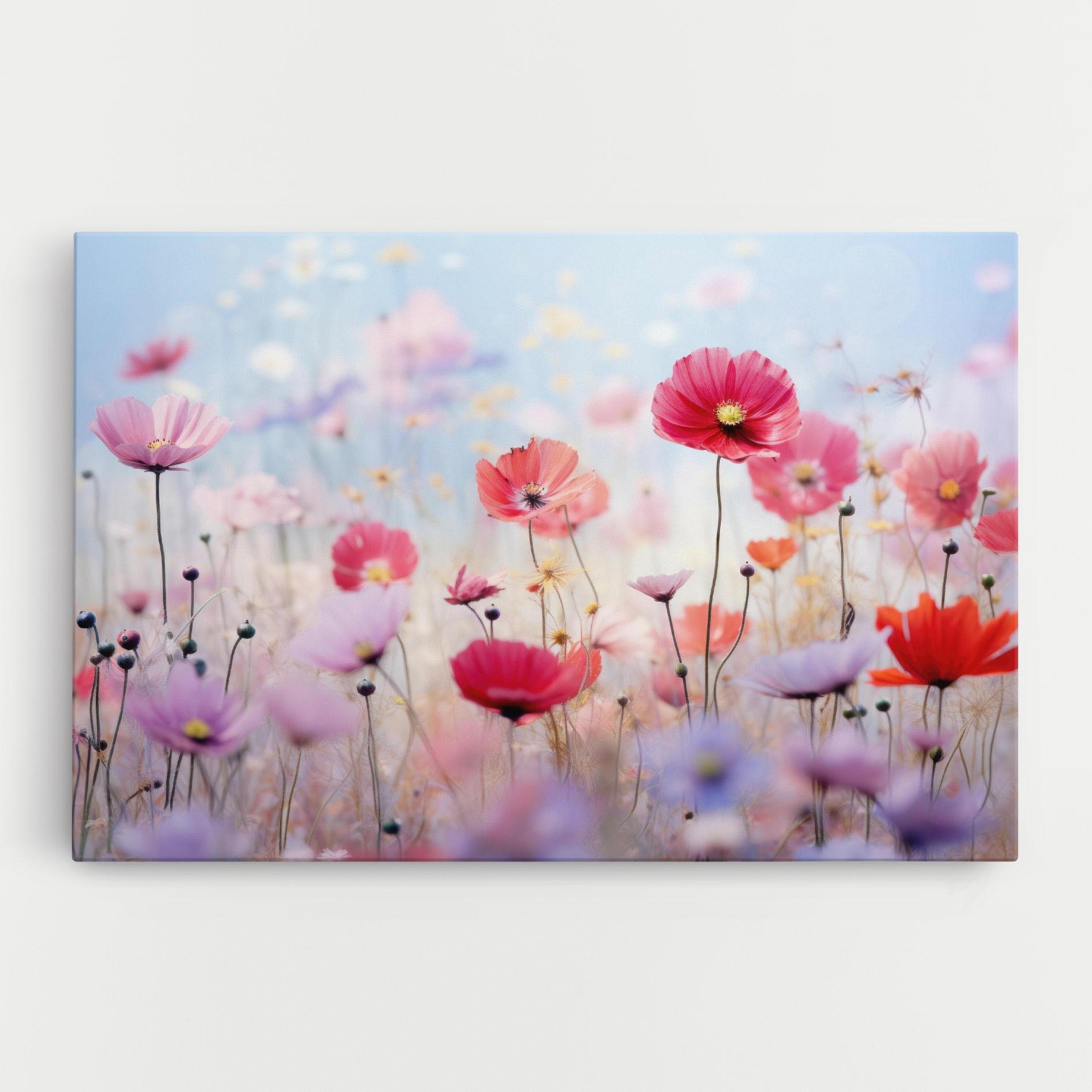 Leinwandbild Dreamy Sprig Pink Flower mockup 0