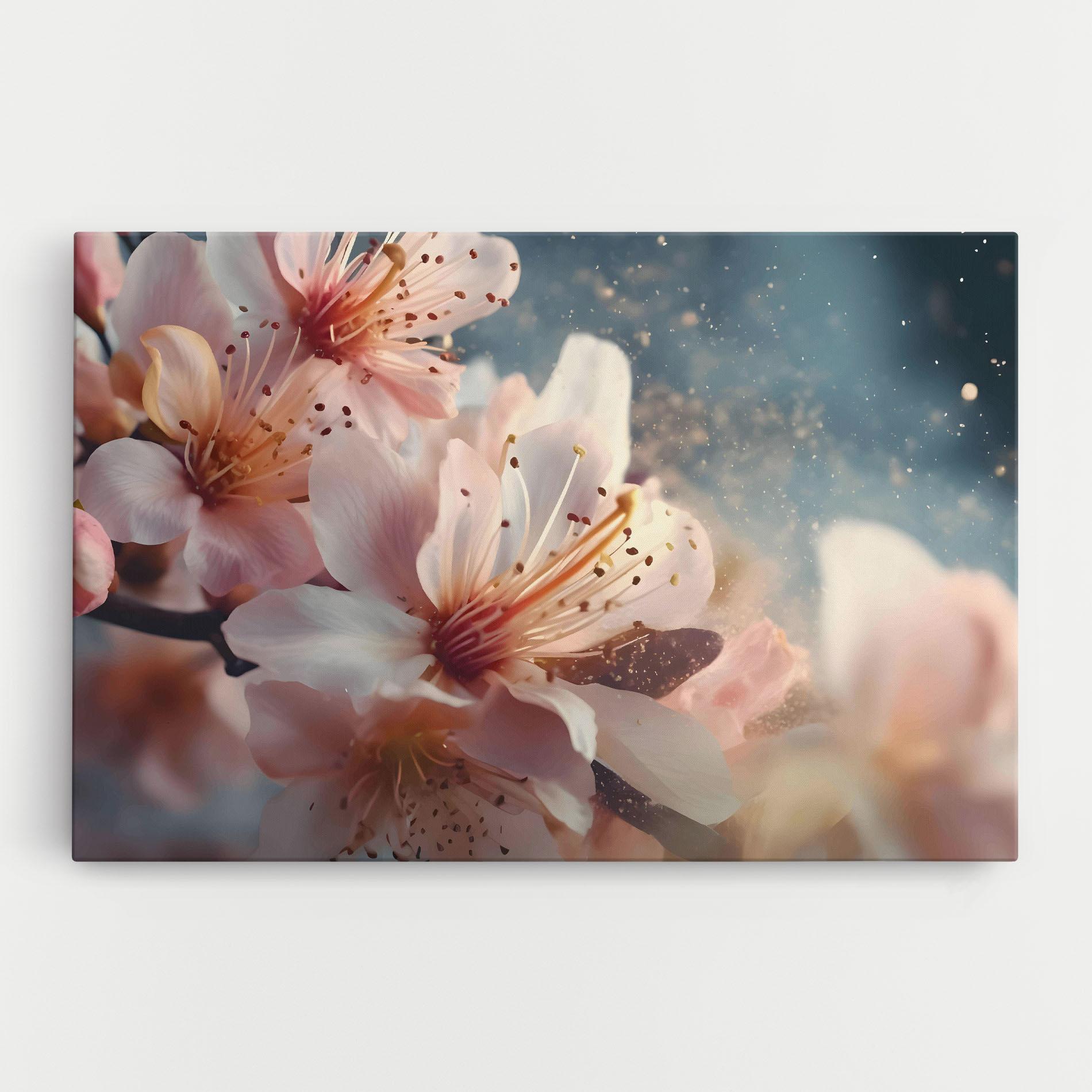Leinwandbild Flower Spring Art mockup 0