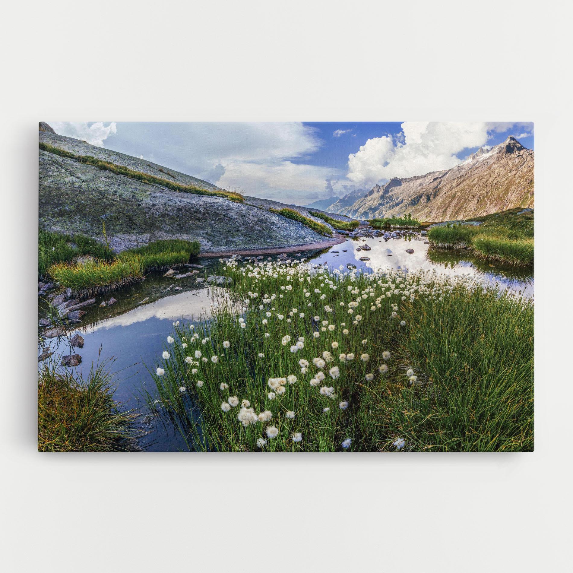 Leinwandbild Lake Spring View mockup 0