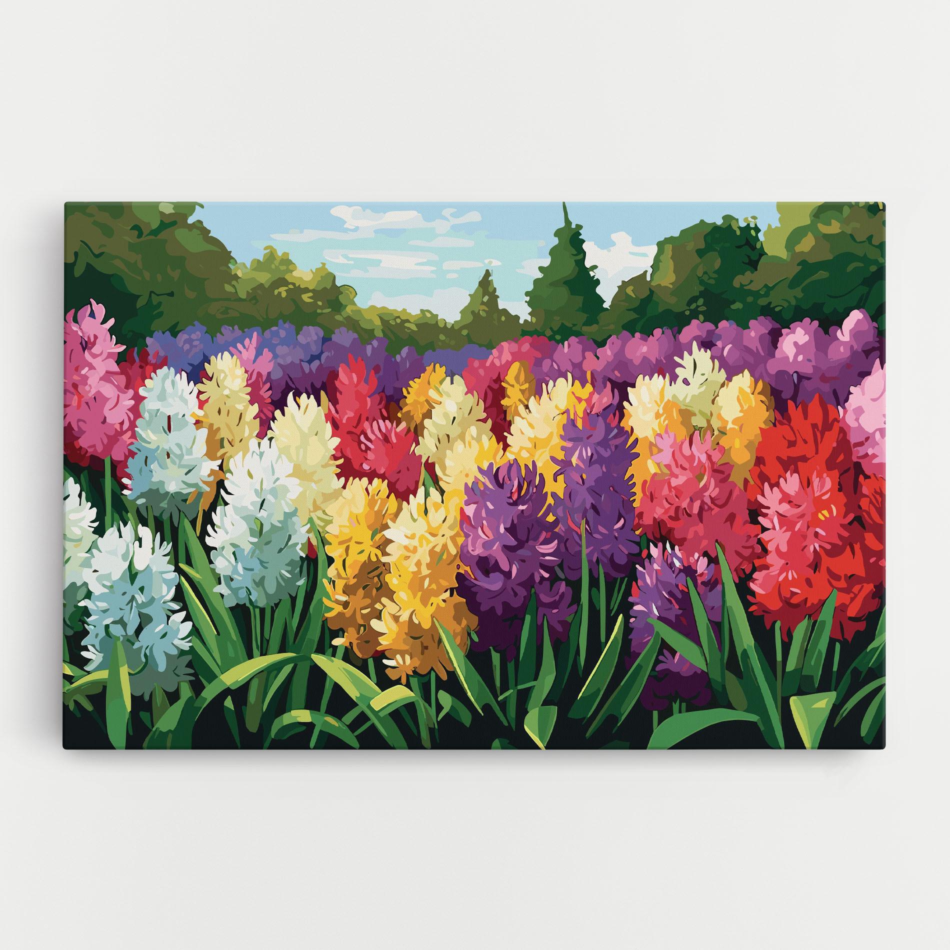 Leinwandbild Pretty Colorful Spring mockup 0