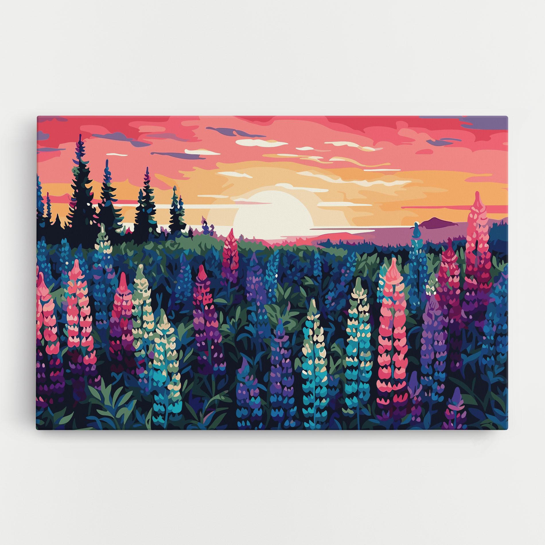 Leinwandbild Spring Sunset mockup 0