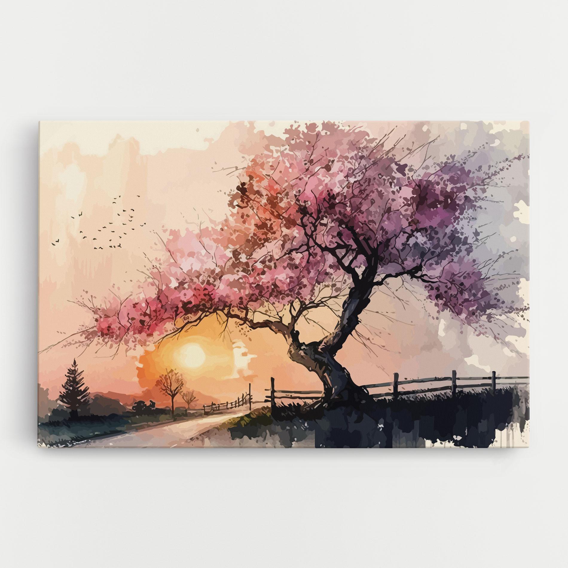 Leinwandbild Sunset Spring mockup 0
