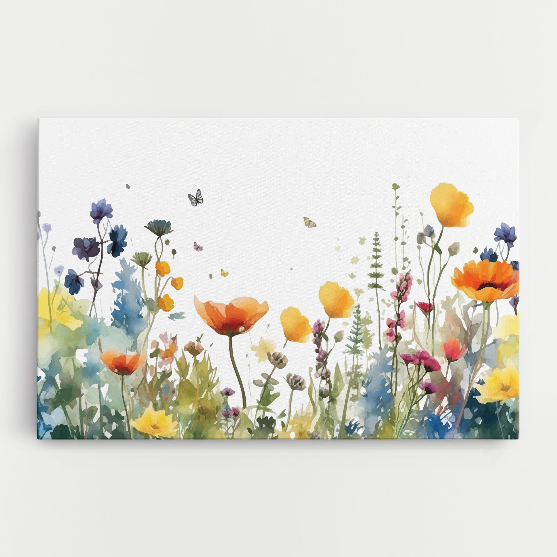 Watercolor Spring Flowers mockup 0