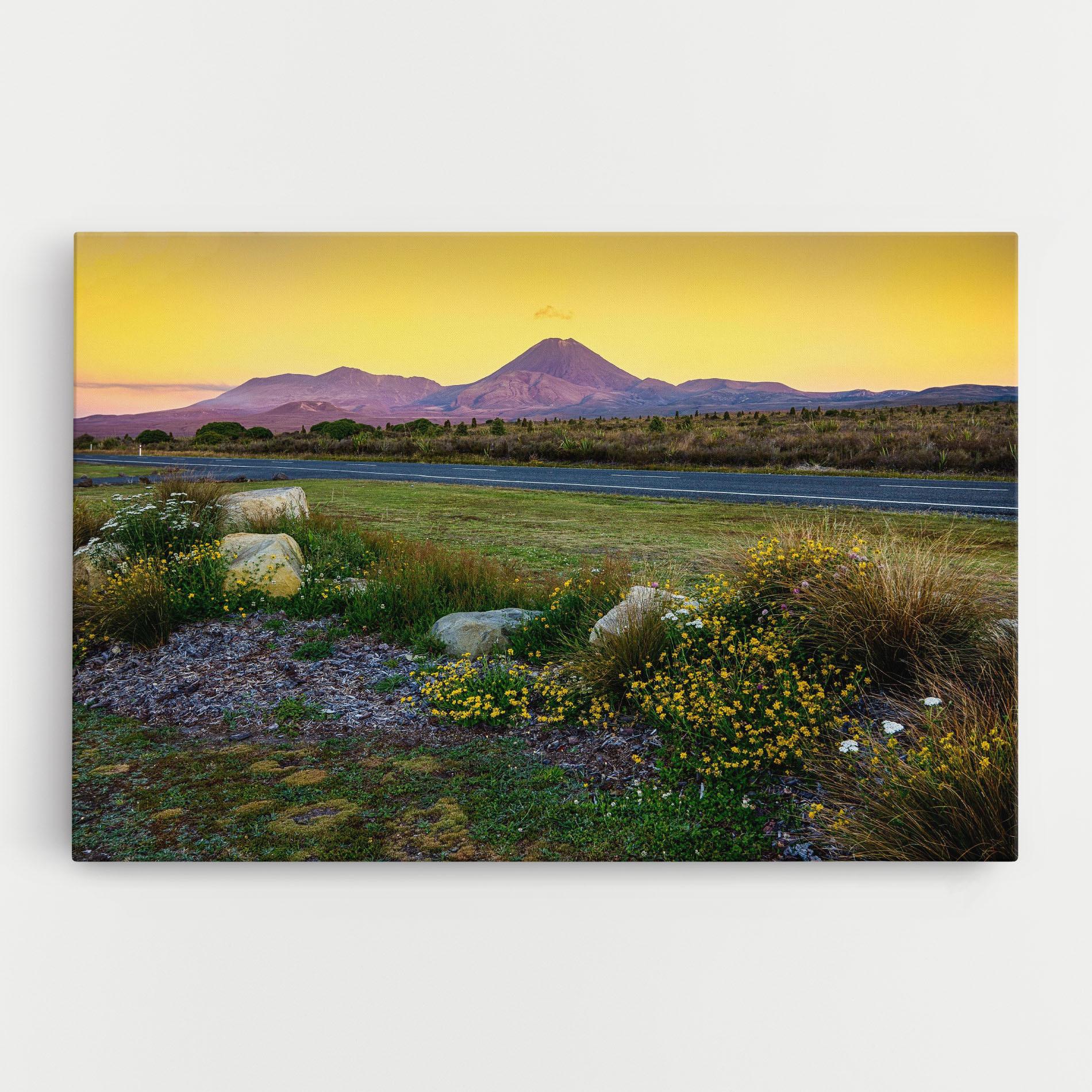 Leinwandbild Yellow Sky mockup 0