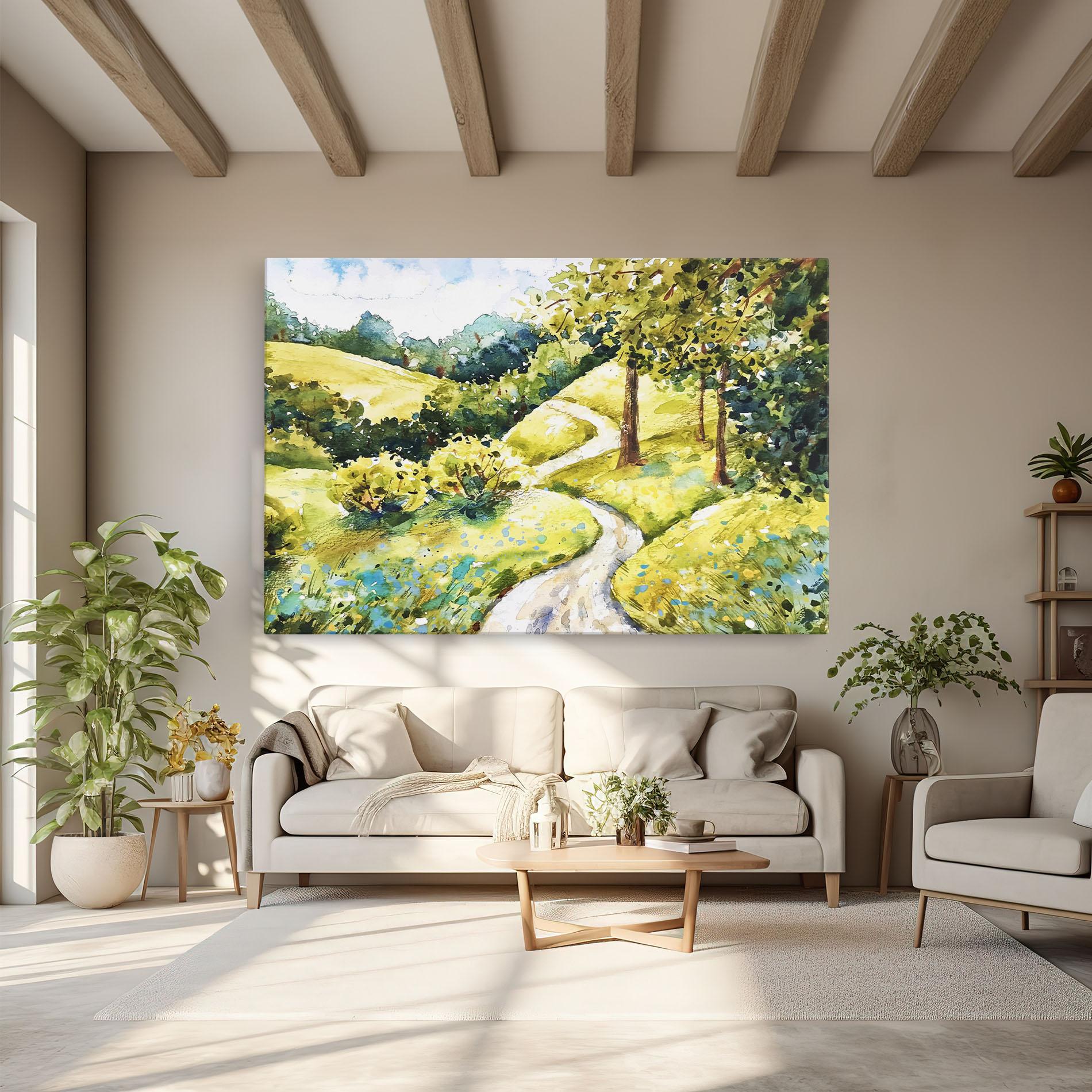 Leinwandbild Fresh Spring View mockup 6