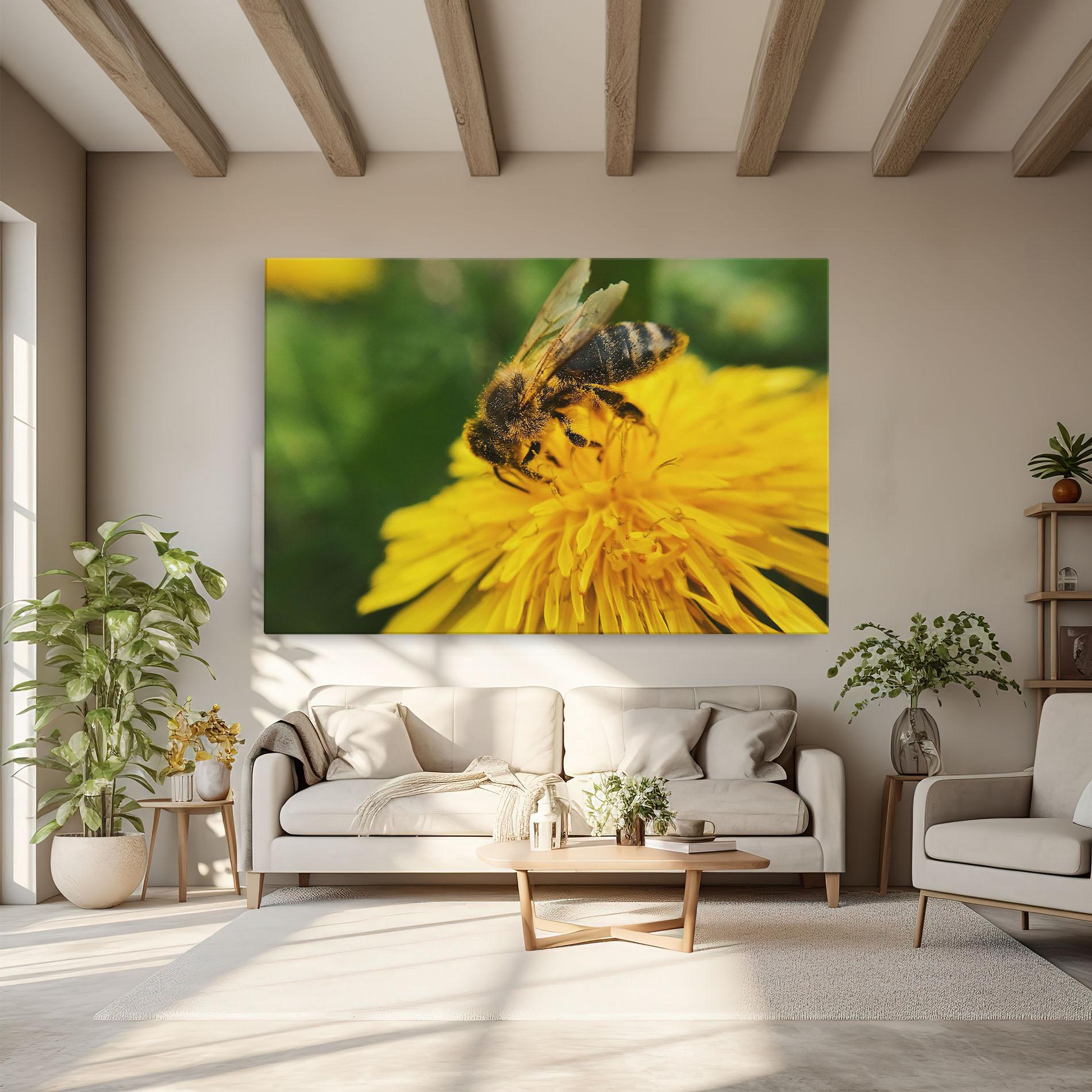 Leinwandbild Spring Bee mockup 6