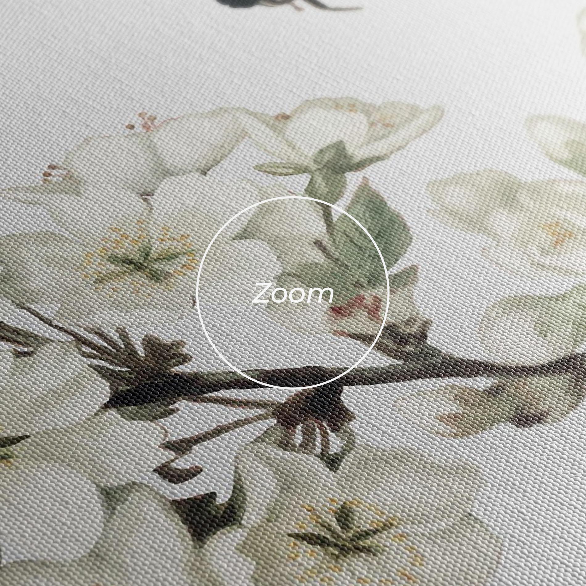 Leinwandbild Bee Spring Flower mockup 3