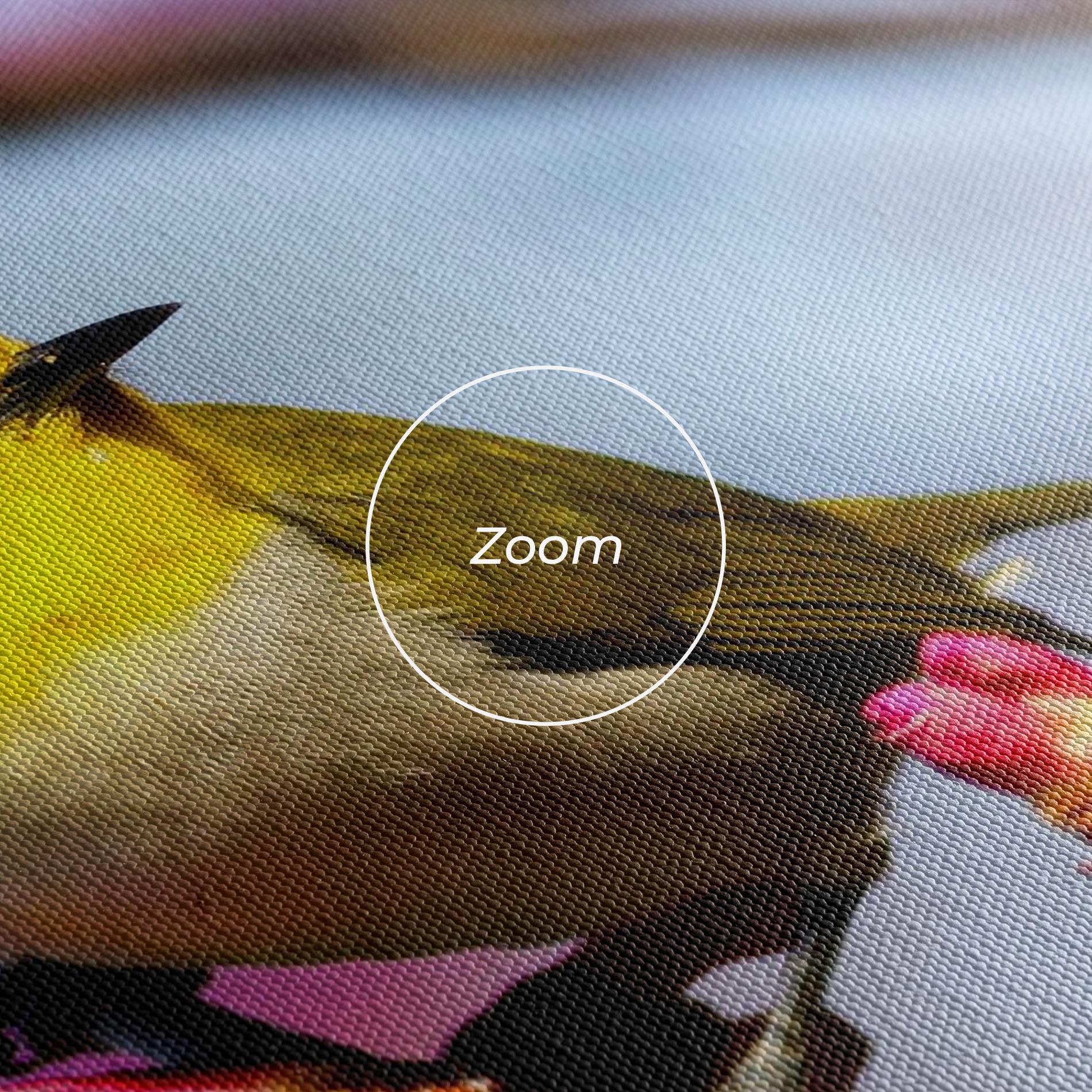 Leinwandbild Cute Pink Flower Buds mockup 3