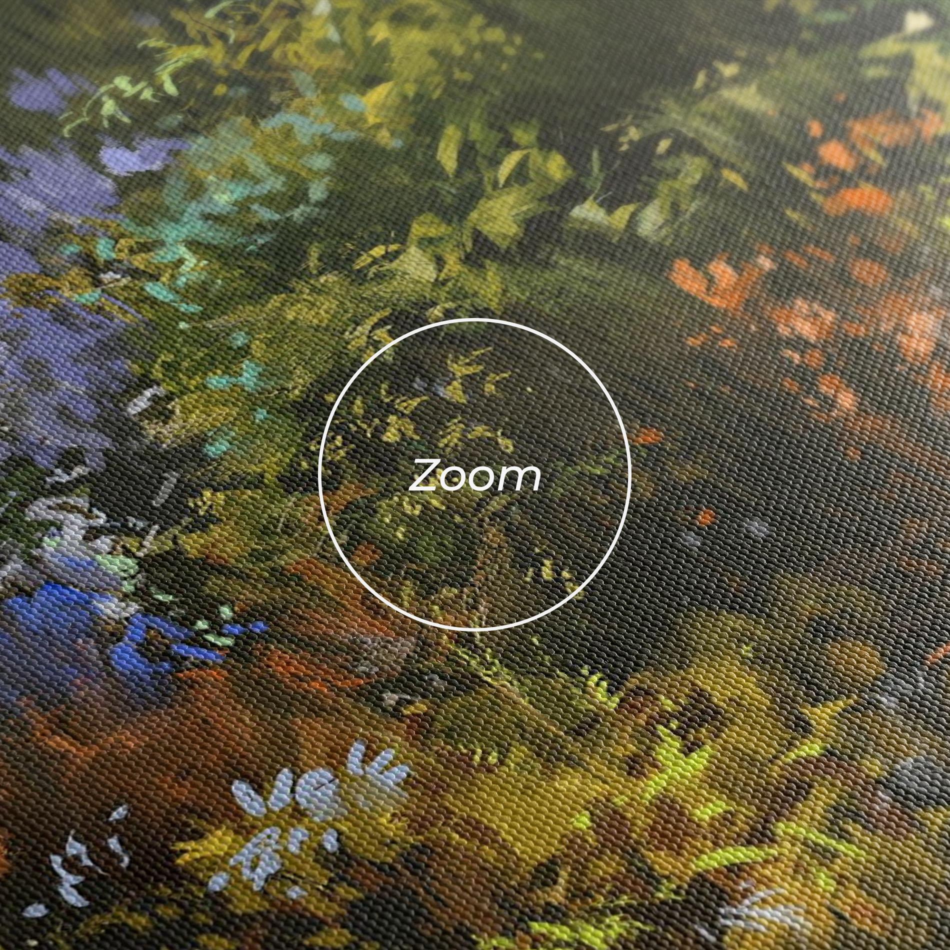 Leinwandbild Spring Staircase Painting mockup 3