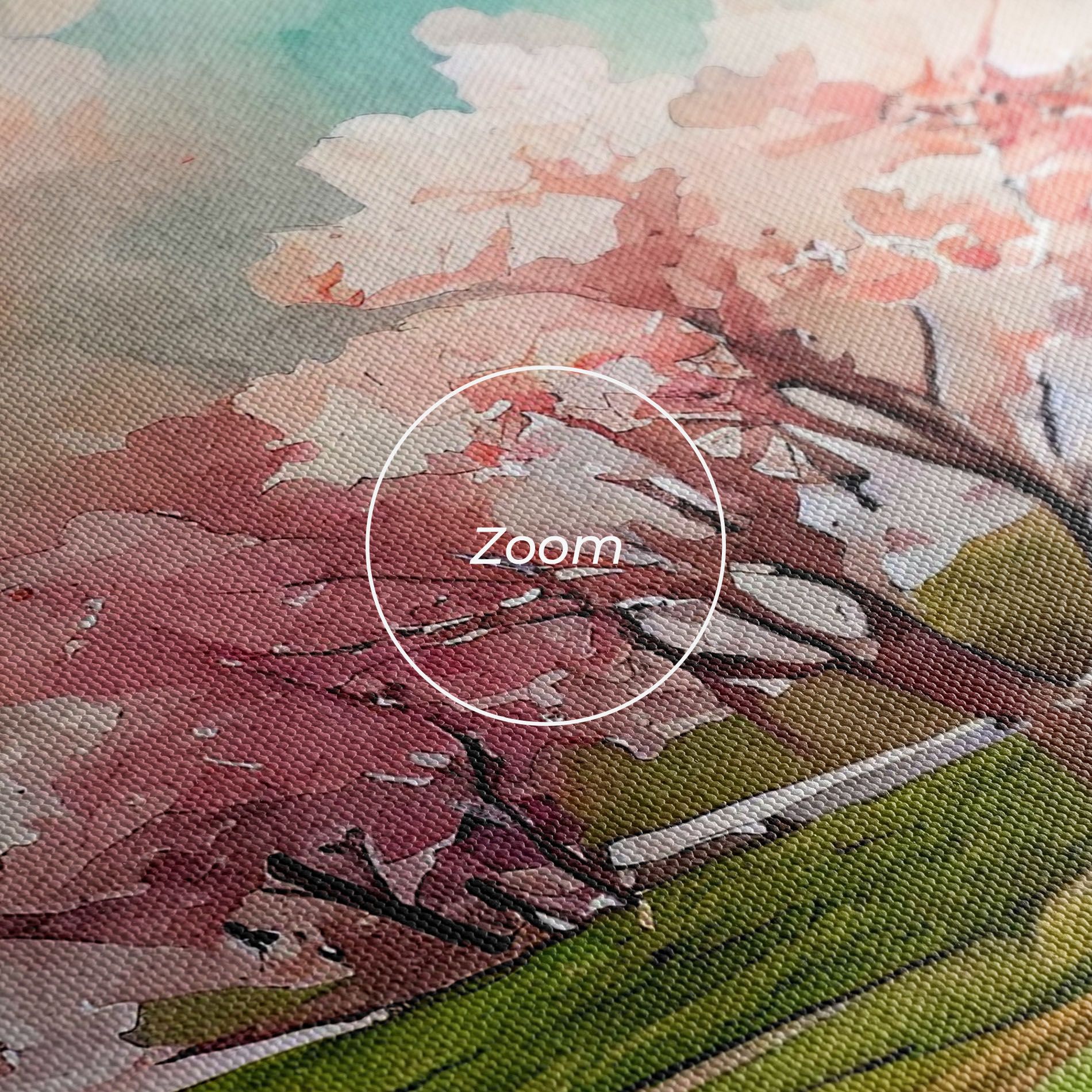 Spring Trees Painting mockup 3