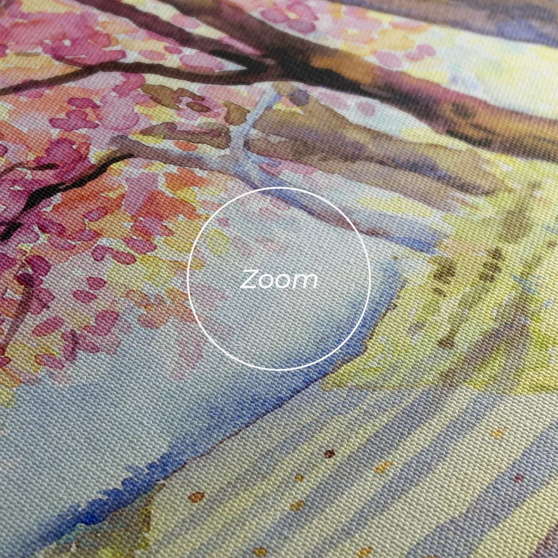 Watercolor Spring Landscape mockup 3