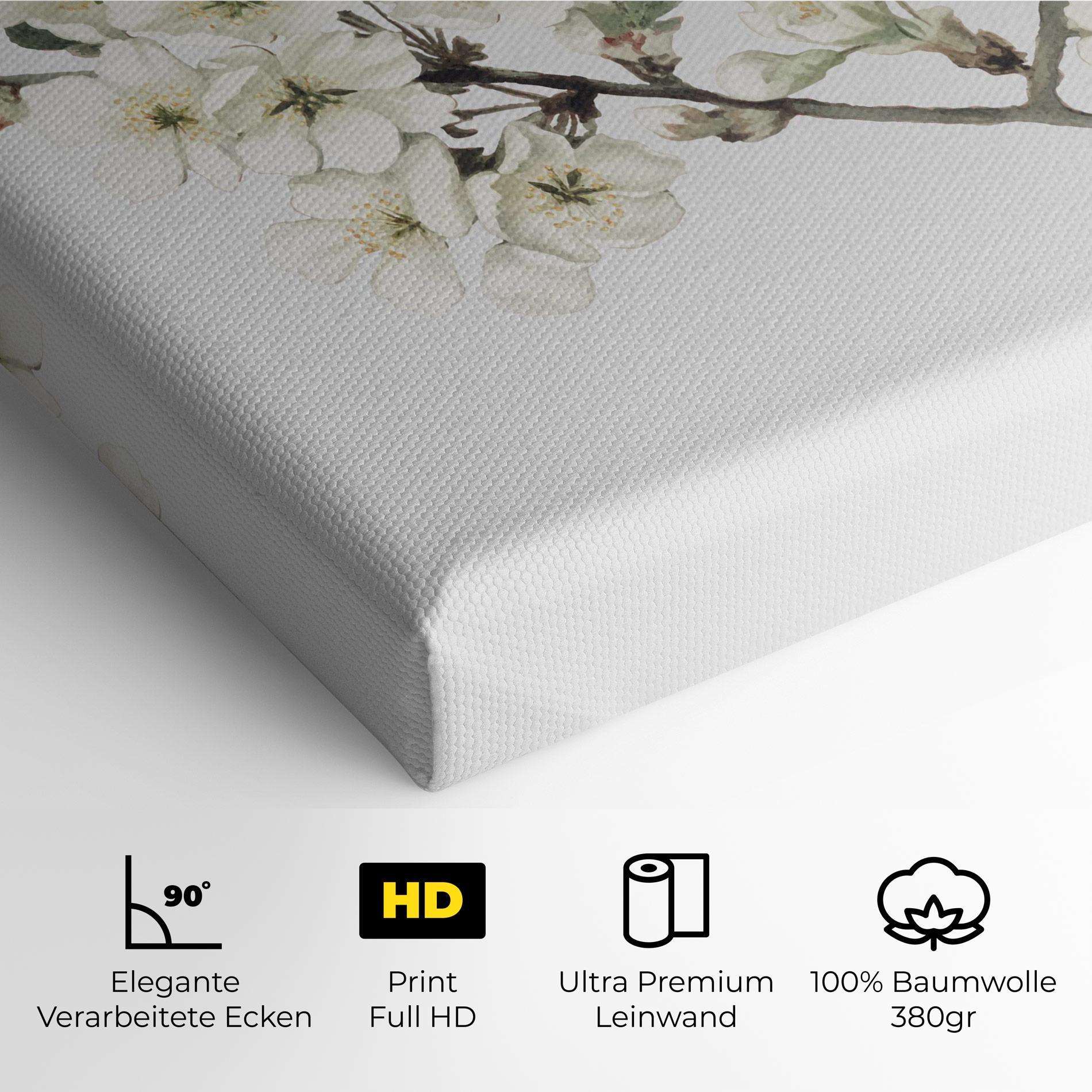 Leinwandbild Bee Spring Flower mockup 4