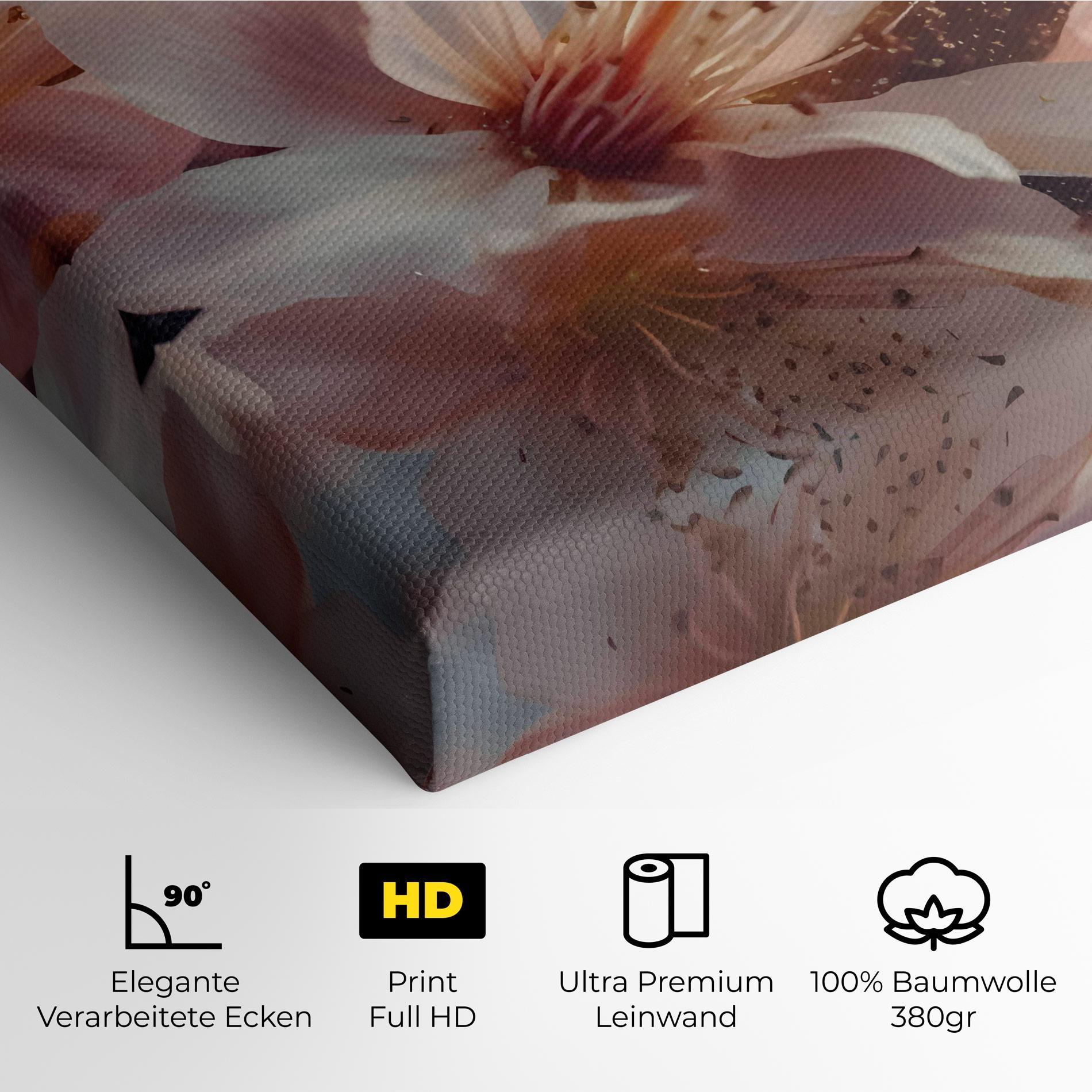 Leinwandbild Flower Spring Art mockup 4