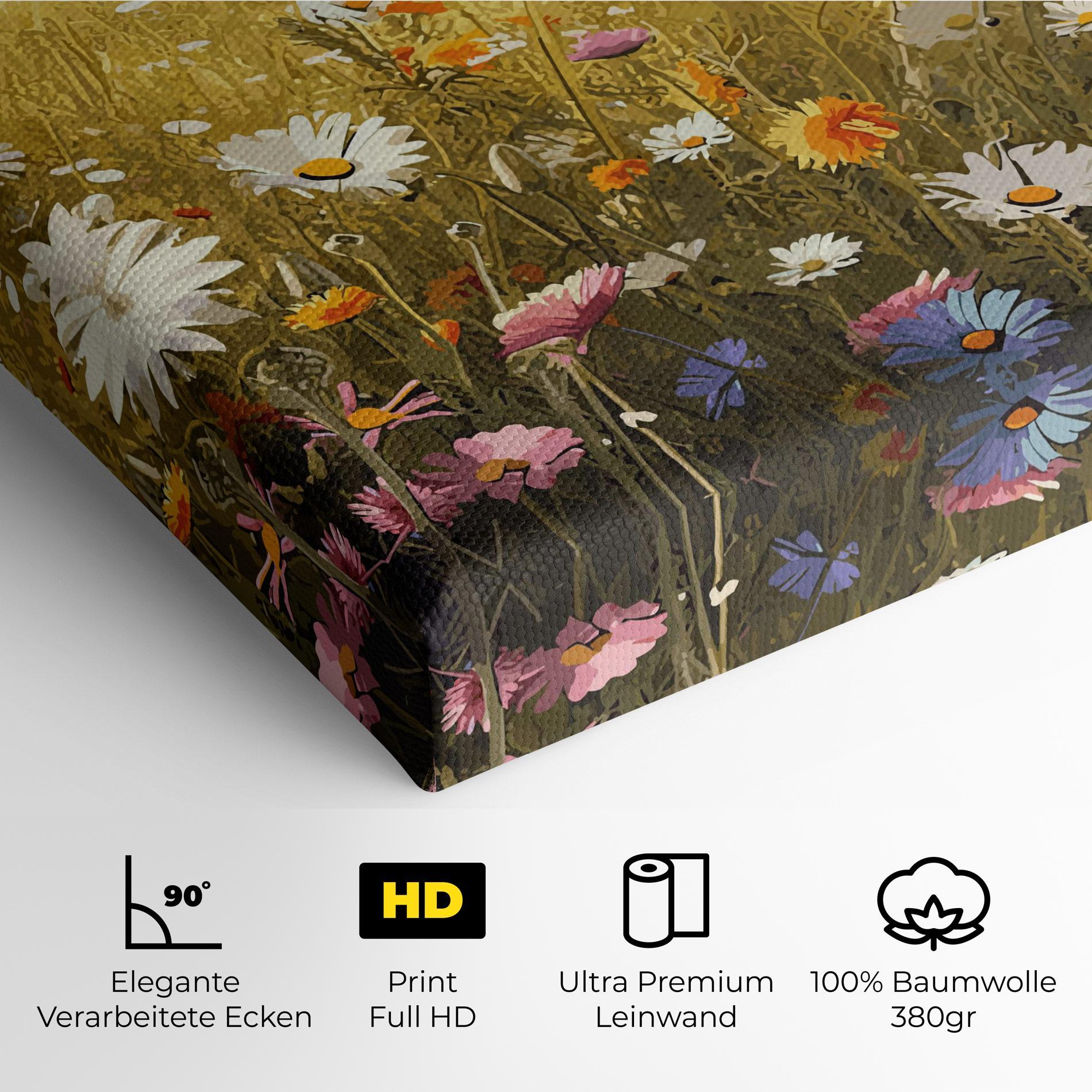 Leinwandbild Spring Field Art mockup 4