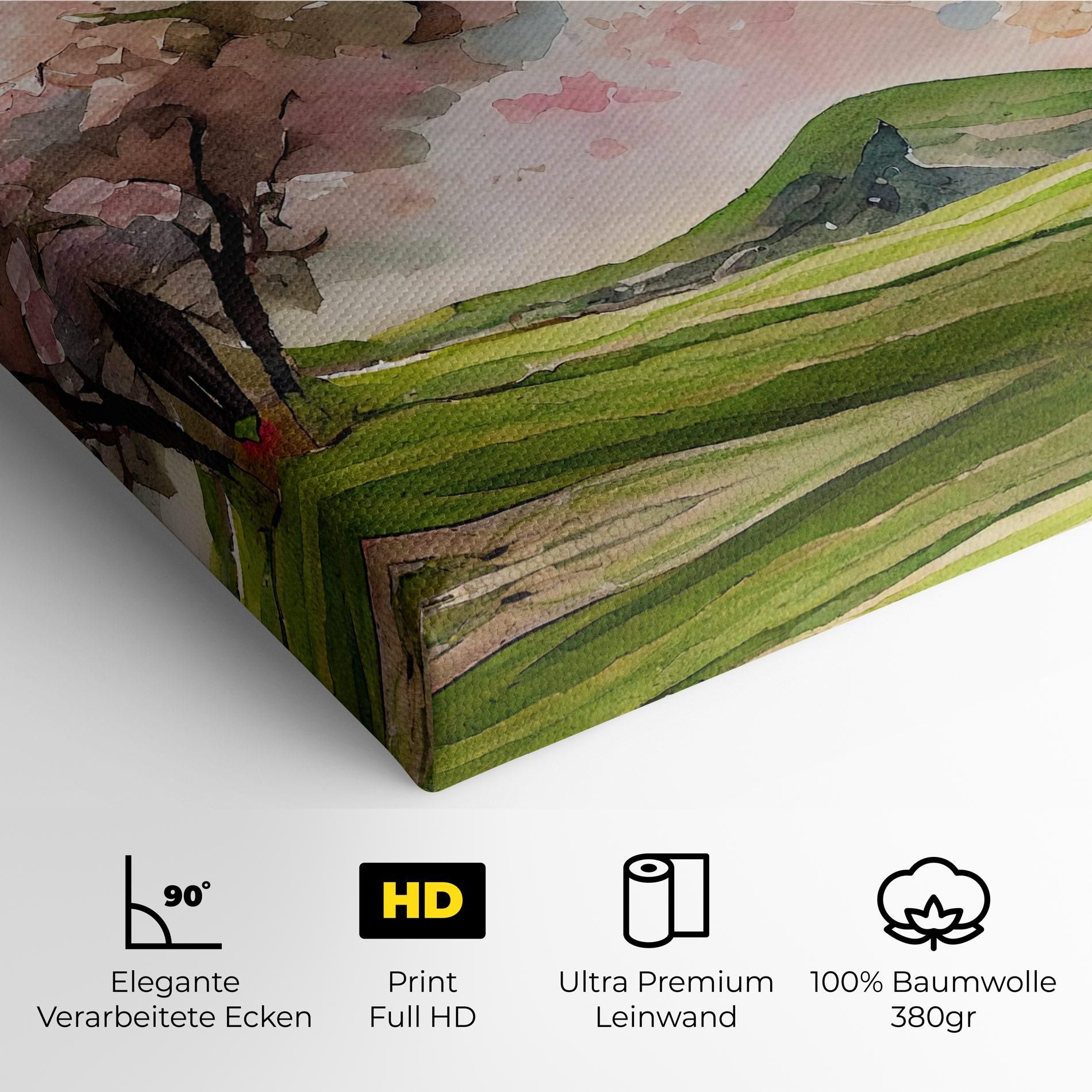 Spring Pink Trees mockup 4