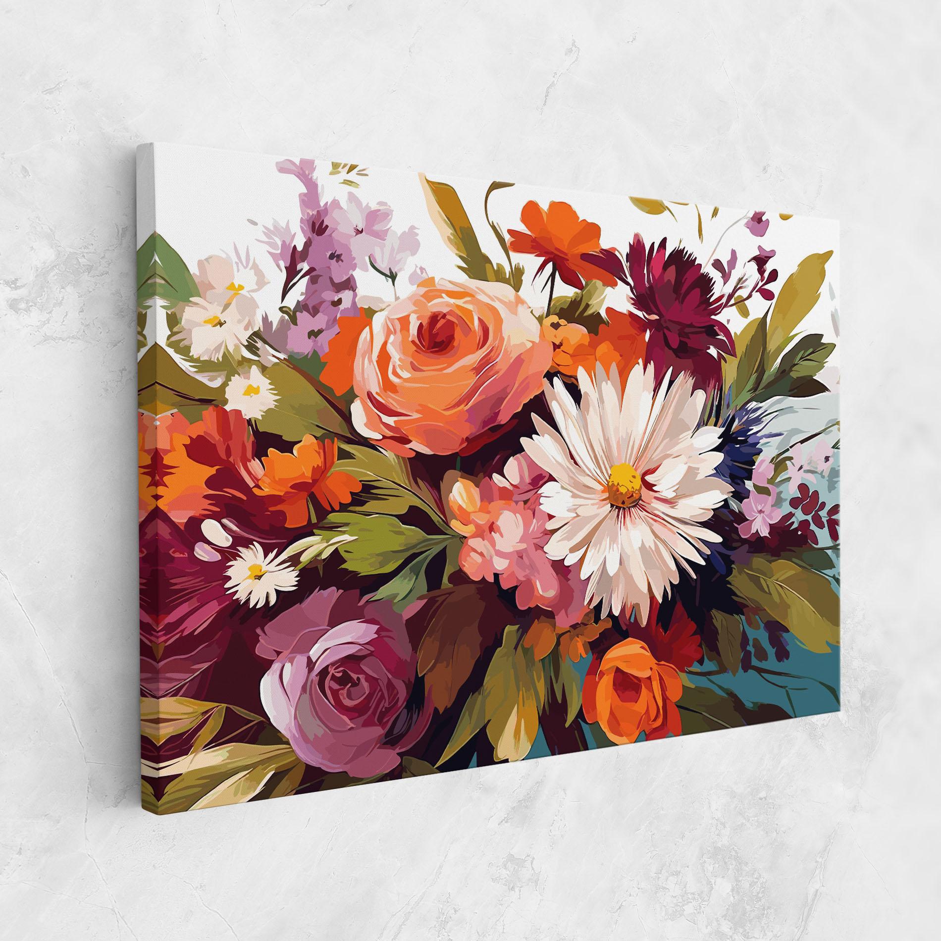 Leinwandbild Cream Orange Spring mockup 1