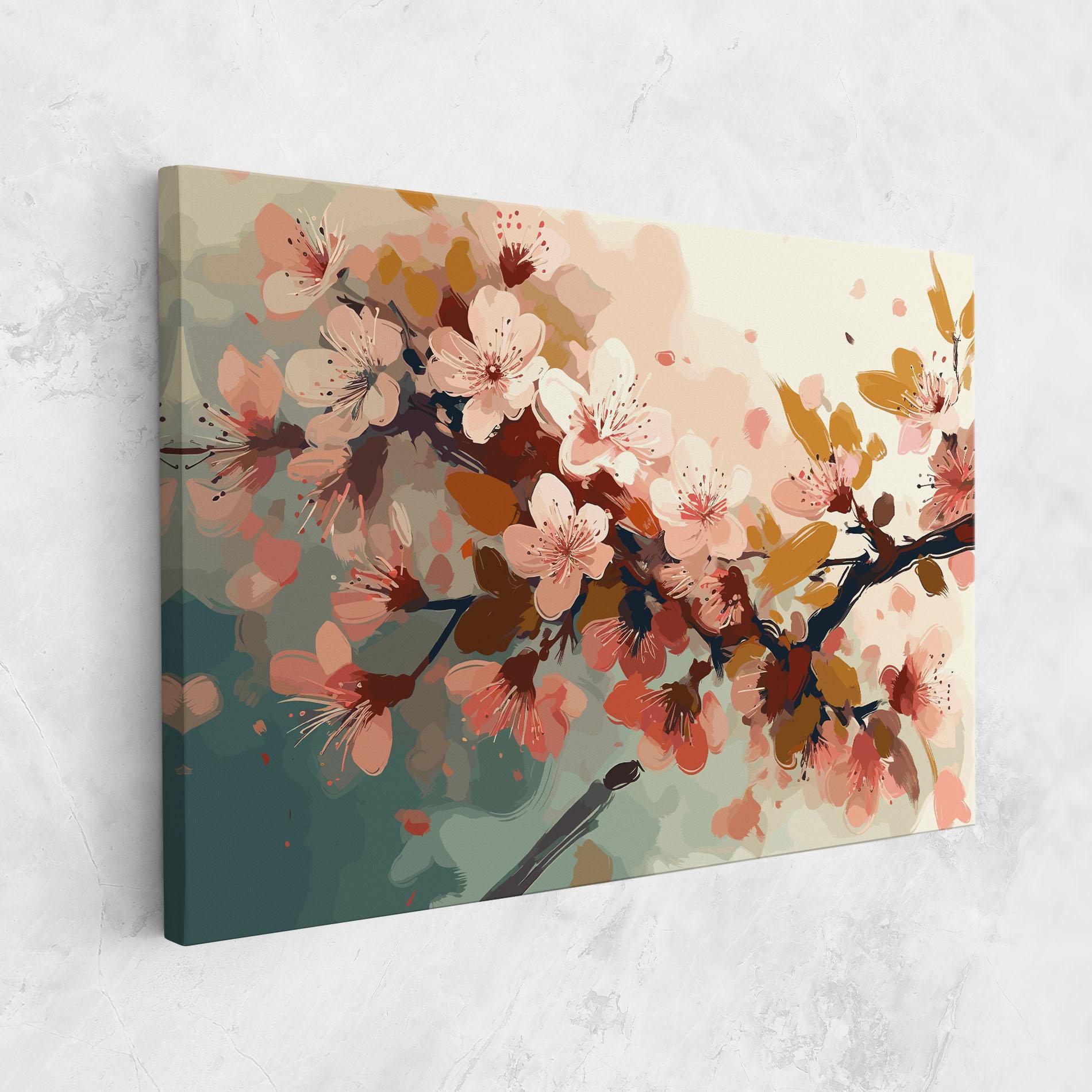 Leinwandbild Cute Spring Flower mockup 1