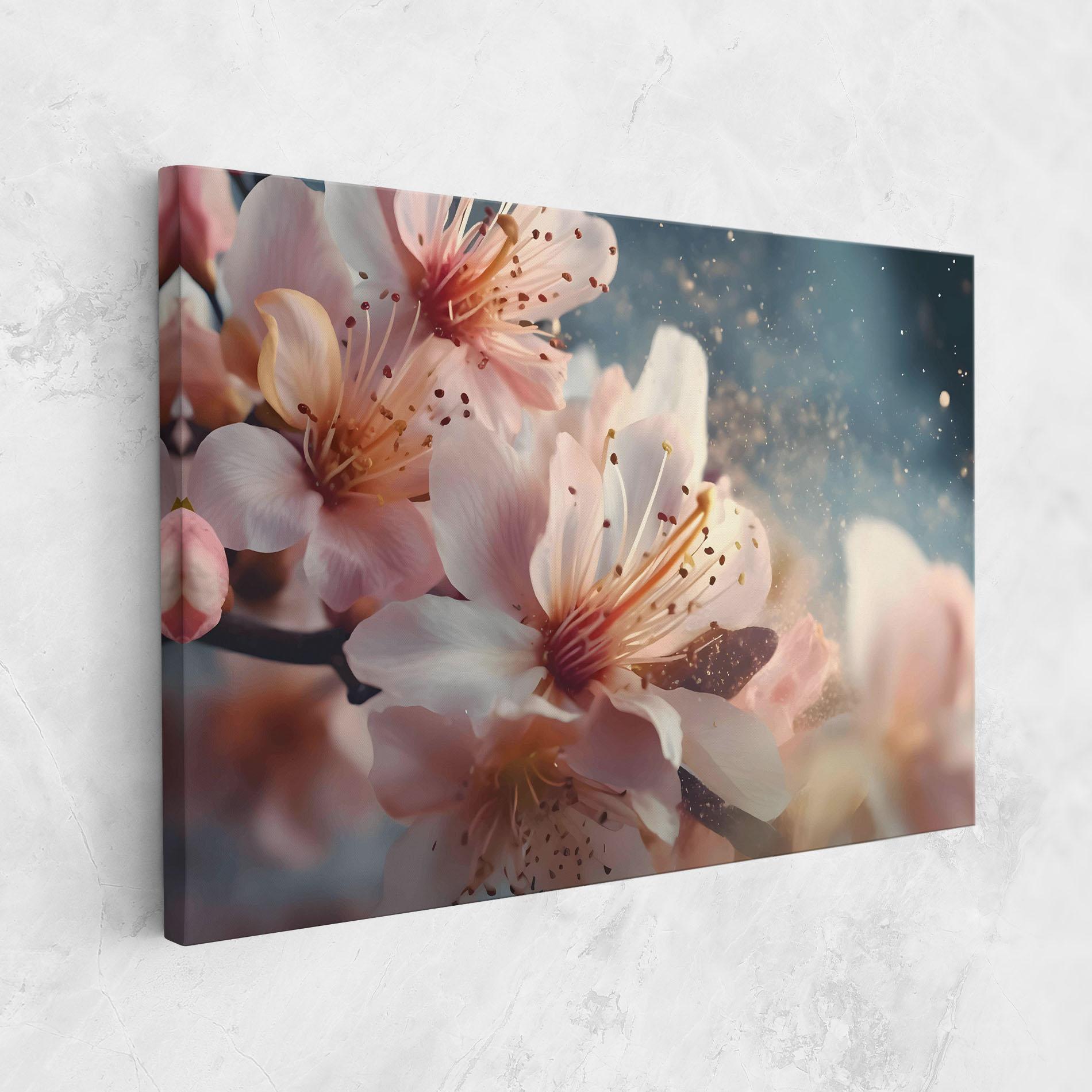 Leinwandbild Flower Spring Art mockup 1