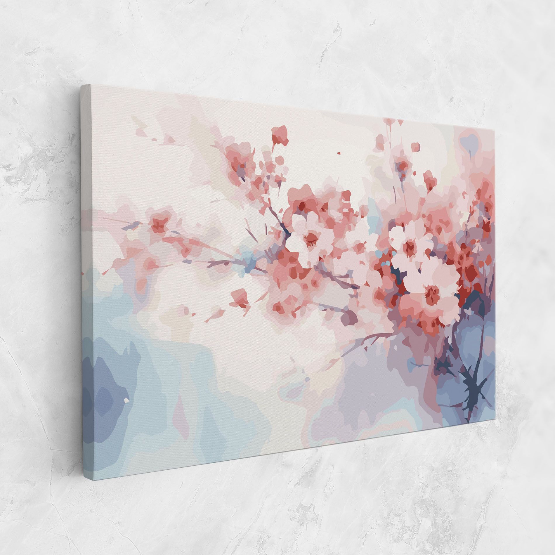 Pastel Spring Flowers mockup 1