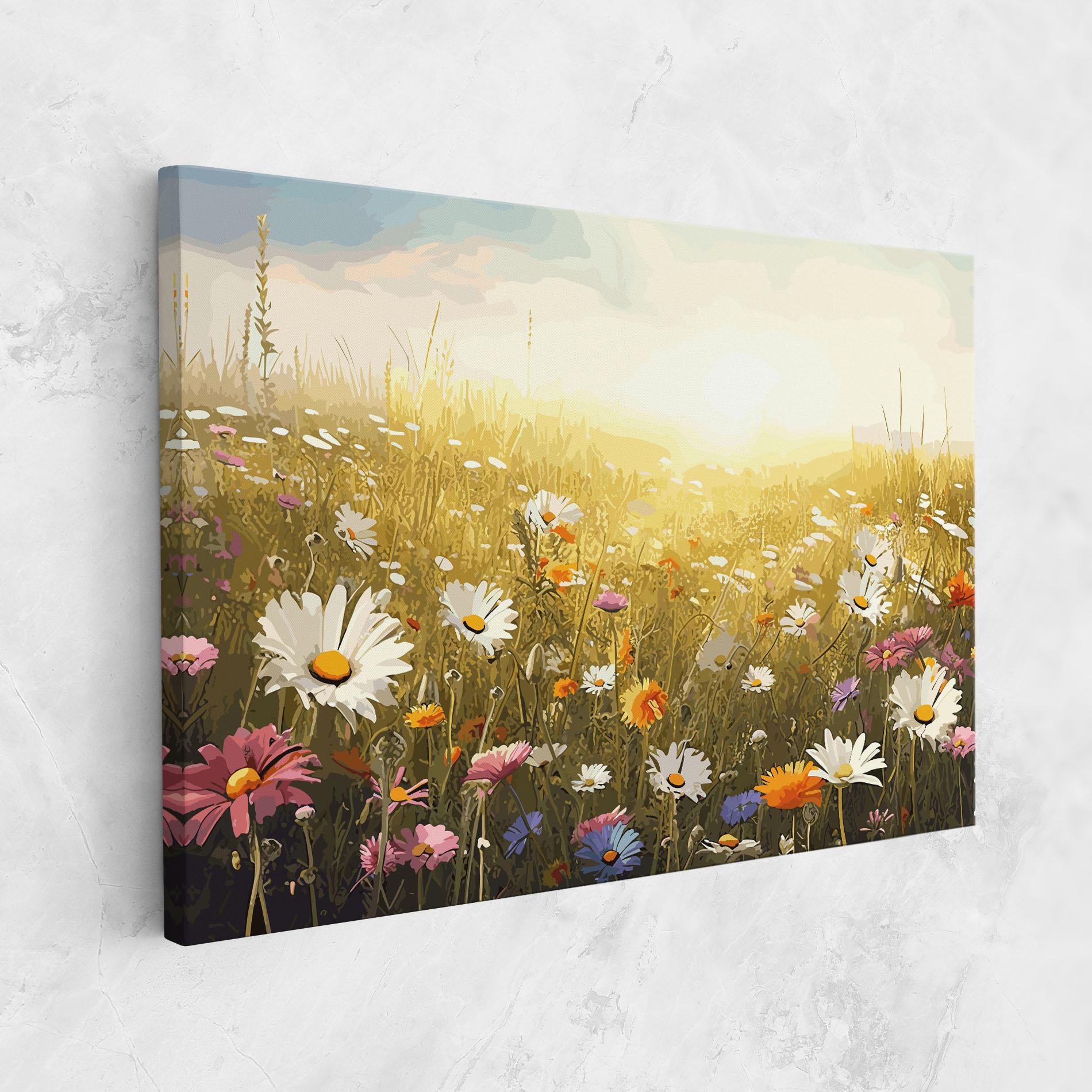 Leinwandbild Spring Field Art mockup 1