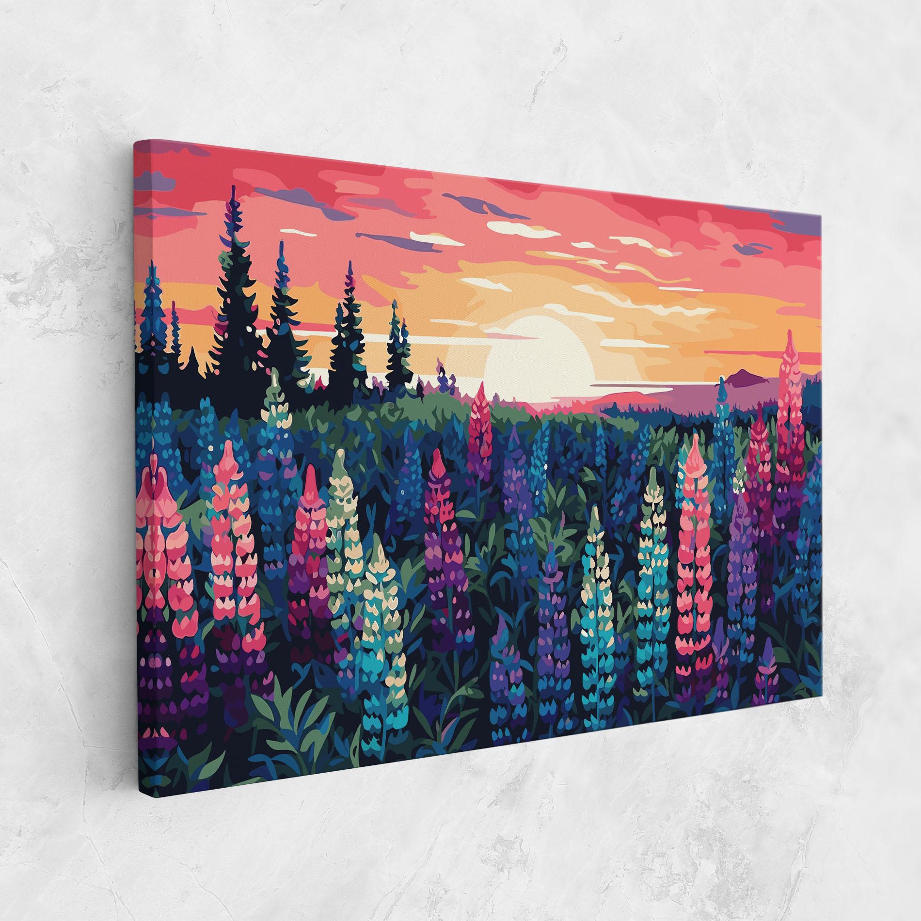 Leinwandbild Spring Sunset mockup 1
