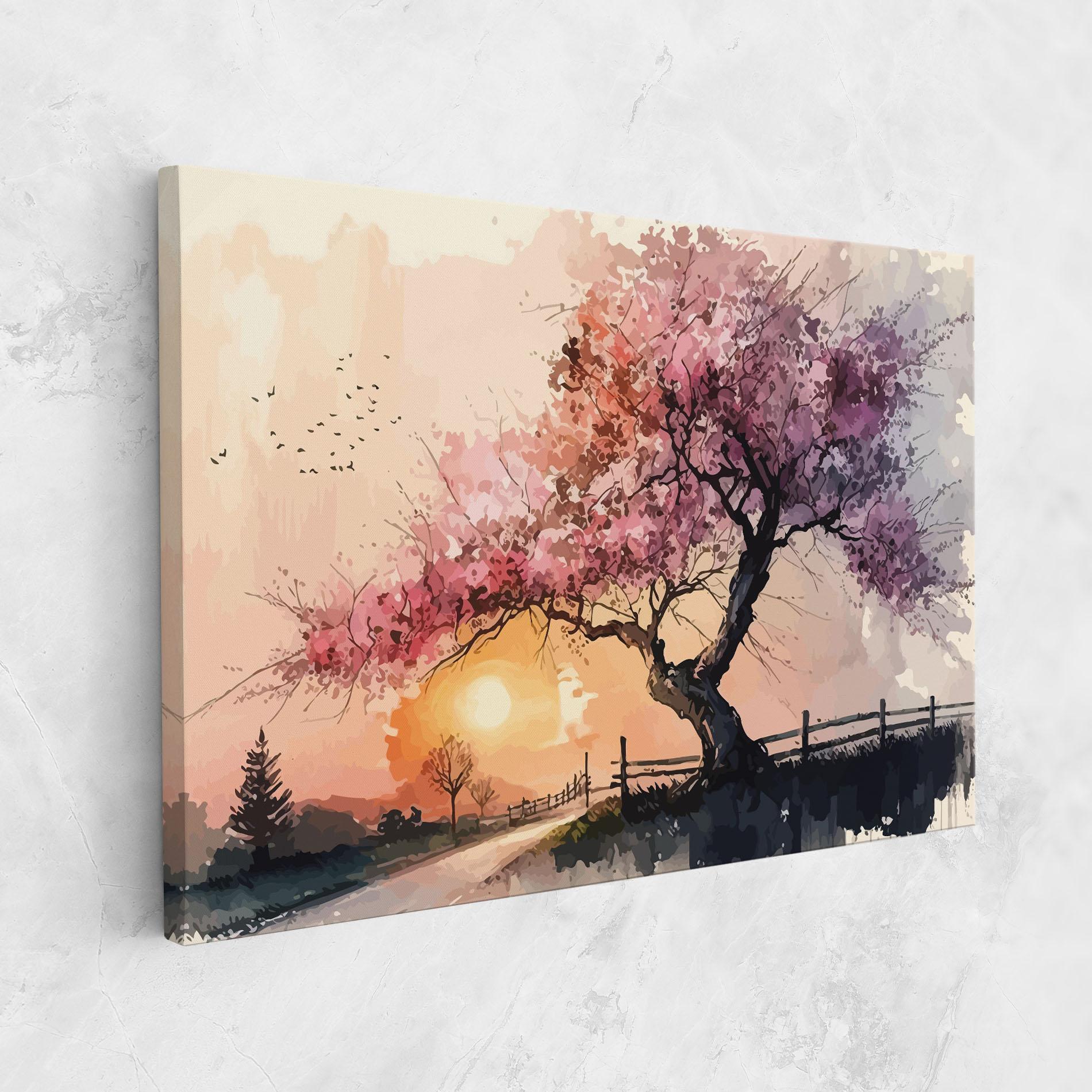 Leinwandbild Sunset Spring mockup 1
