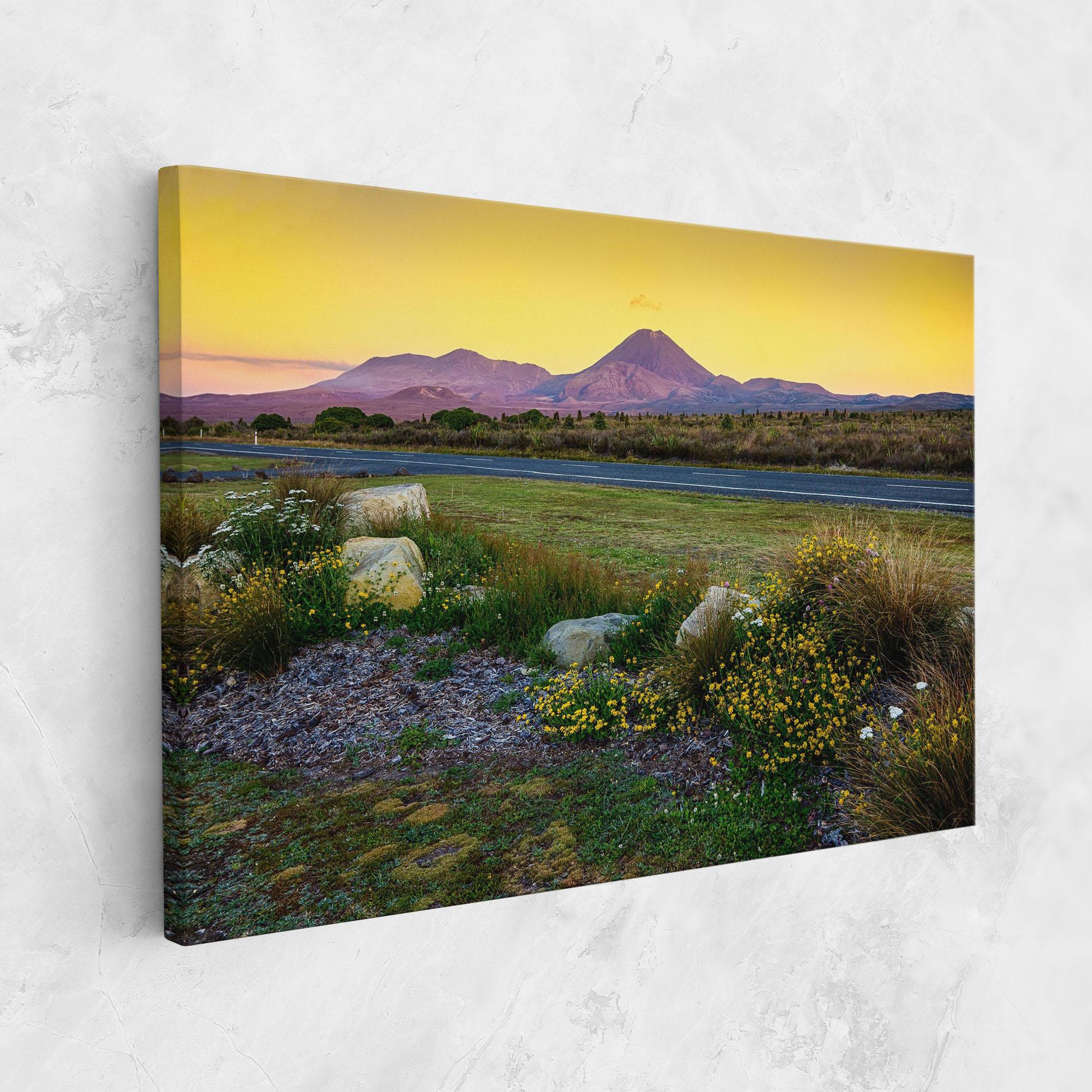 Leinwandbild Yellow Sky mockup 1