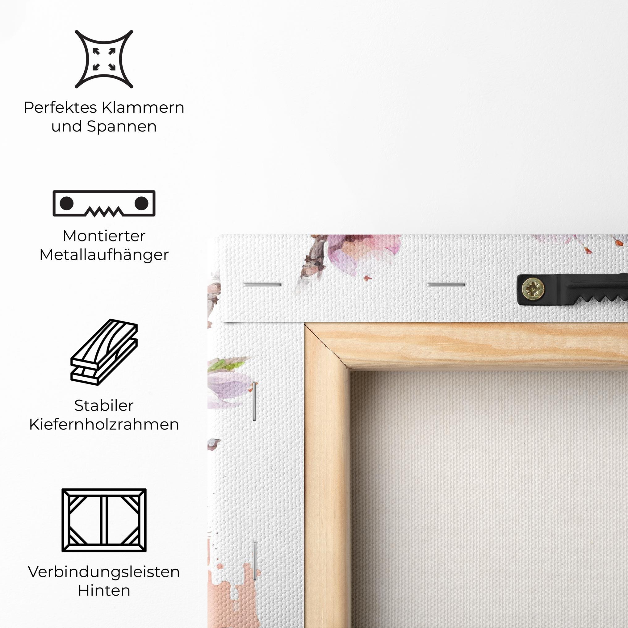 Leinwandbild Cherry Spring Art mockup 5
