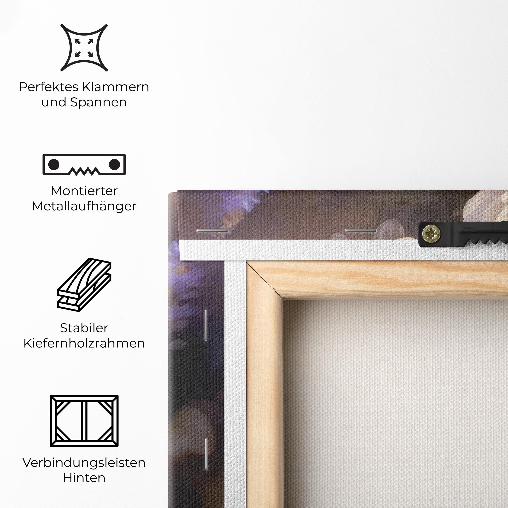 Leinwandbild Cream Flower Spring mockup 5