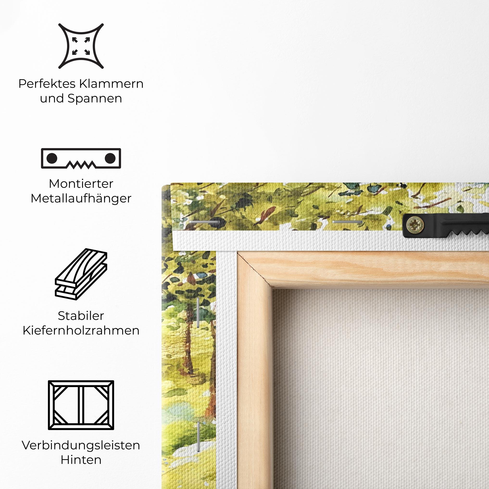 Leinwandbild Fresh Spring View mockup 5