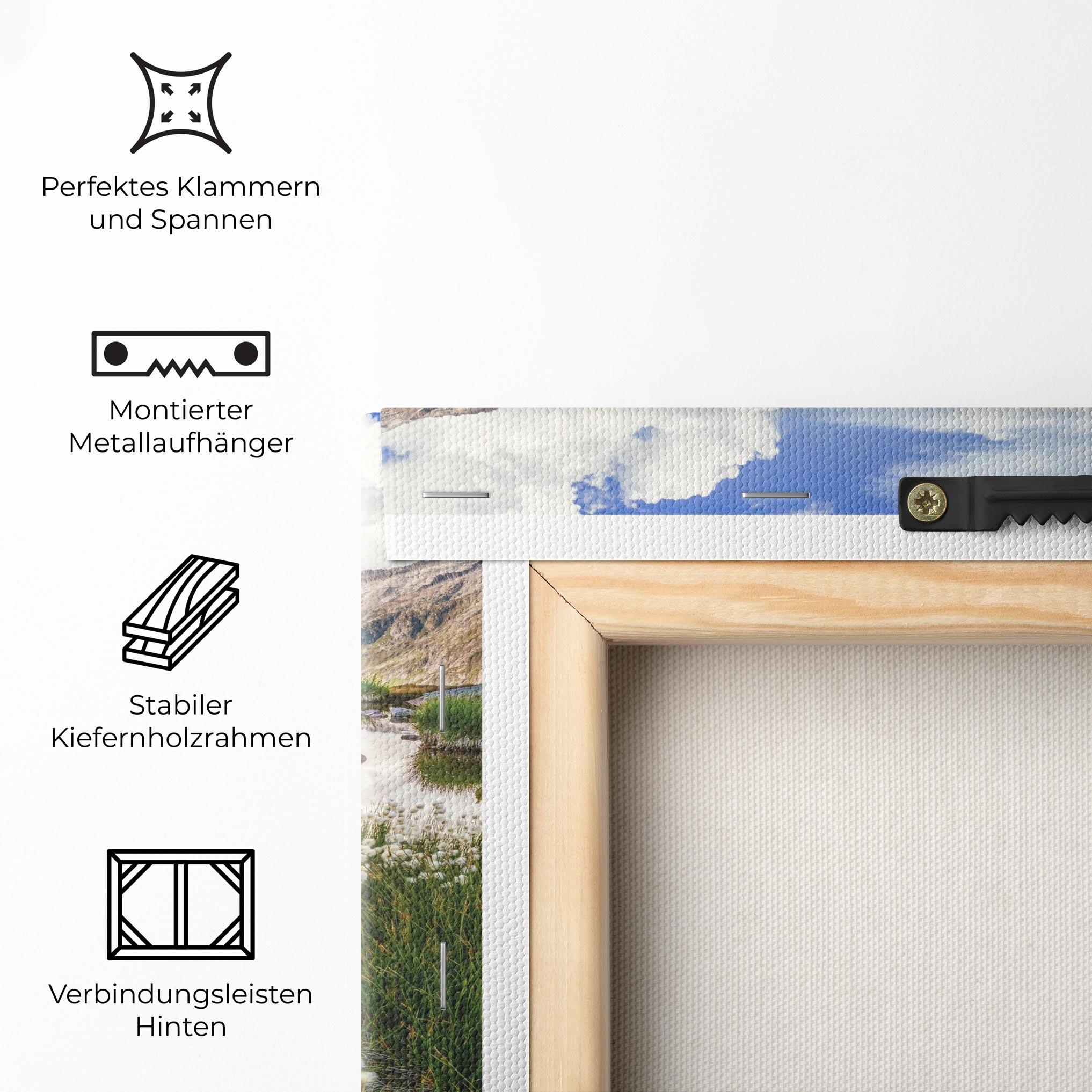 Leinwandbild Lake Spring View mockup 5