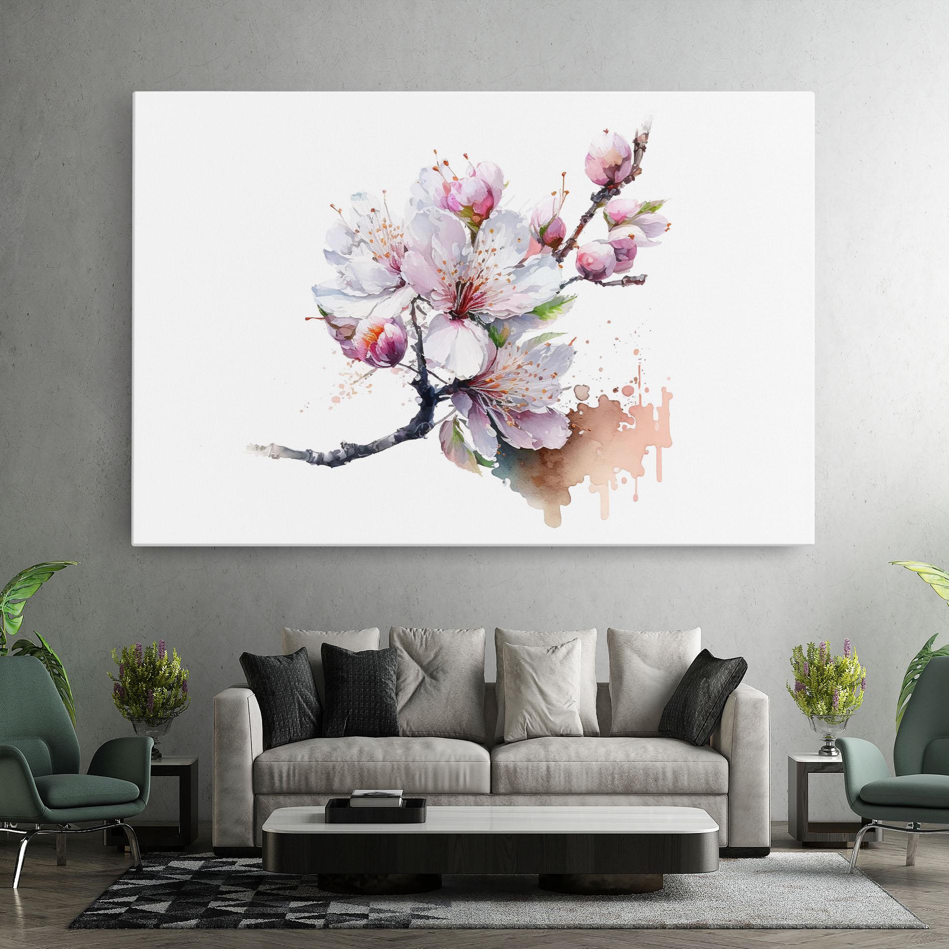 Leinwandbild Cherry Spring Art mockup 7