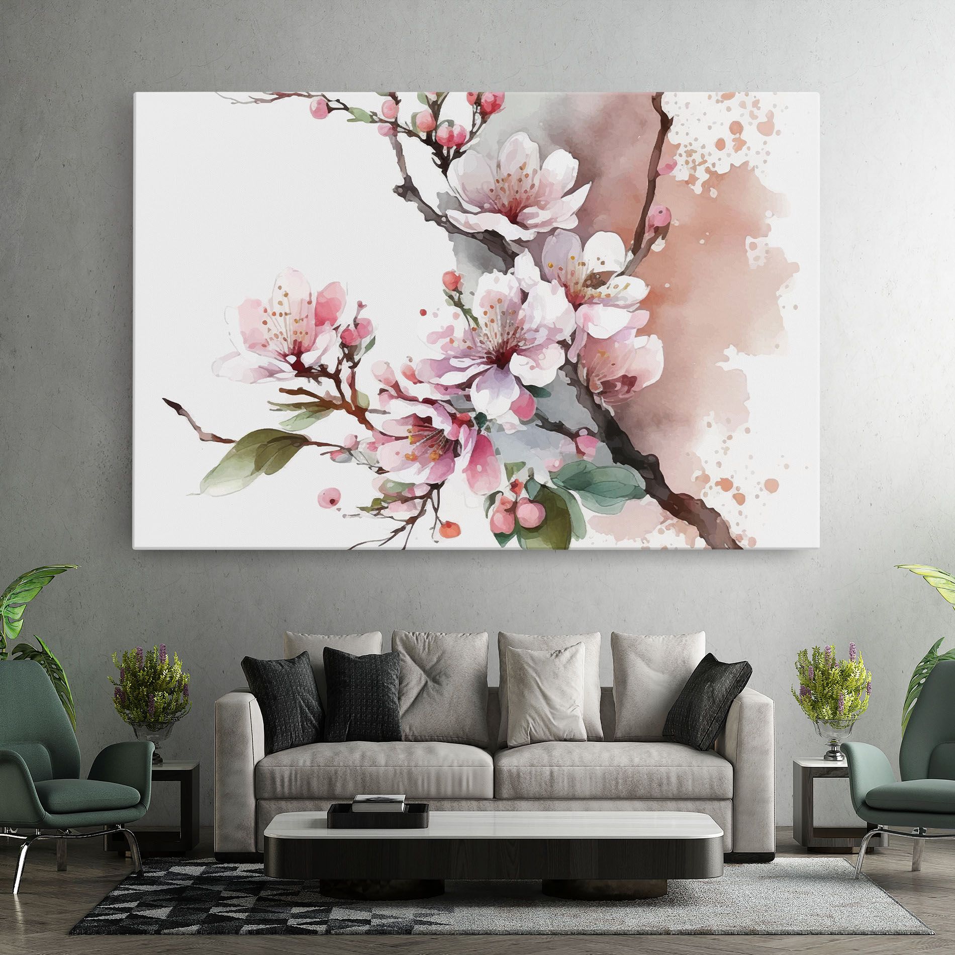 Cherry Spring Flower mockup 7
